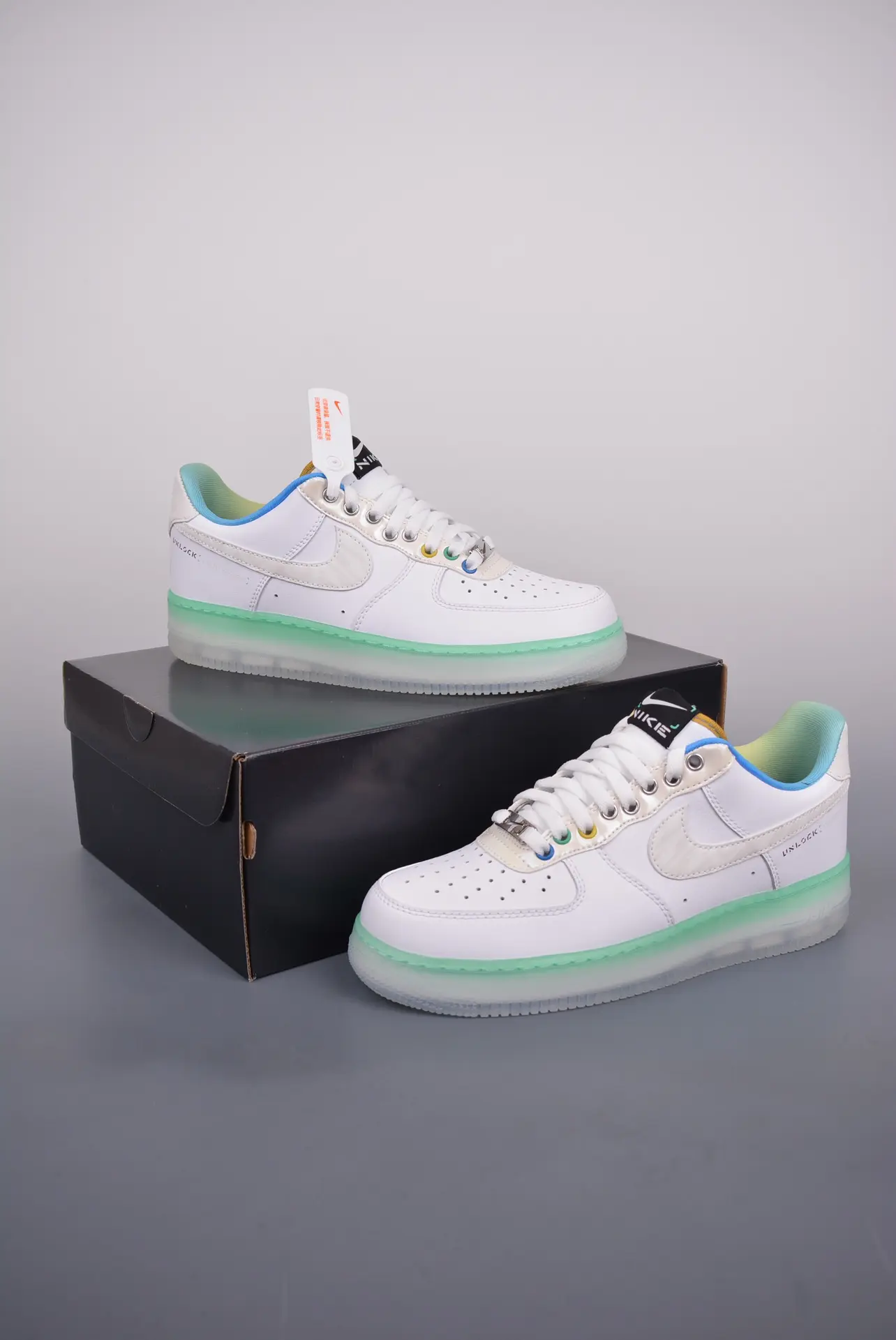 YASSW | Nike Air Force 1 Low '07 PRM Unlock Your Space - White/Ice Blue Replica Review