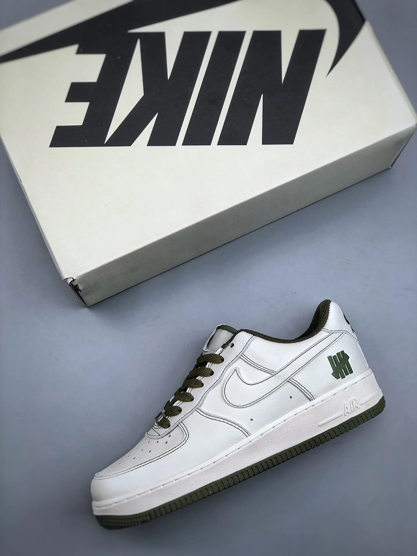 YASSW | Nike Air Force 1 Low x Undefeated Beige Army Green UN1315-600 Replica