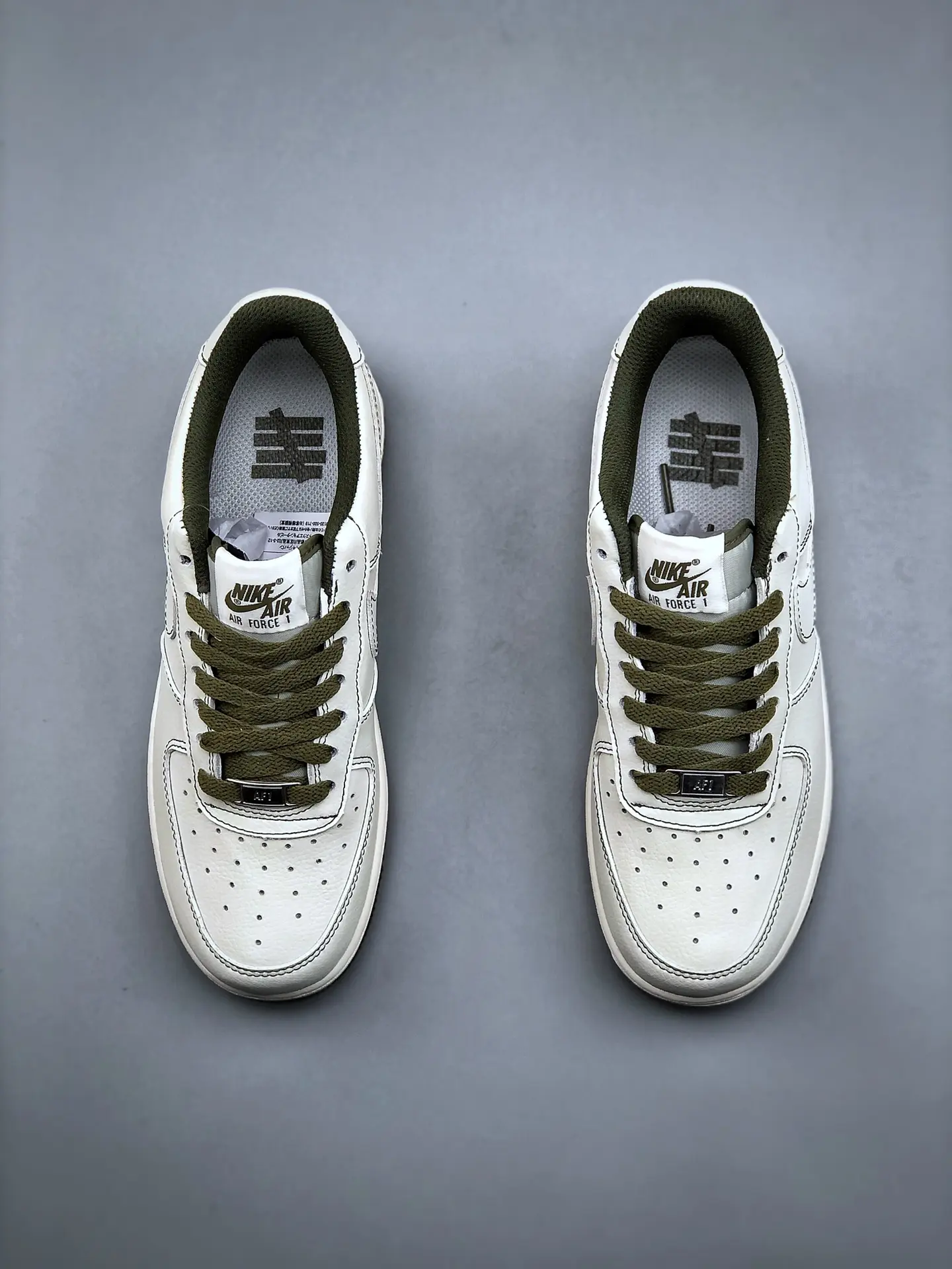 YASSW | Nike Air Force 1 Low x Undefeated Beige Army Green UN1315-600 Replica