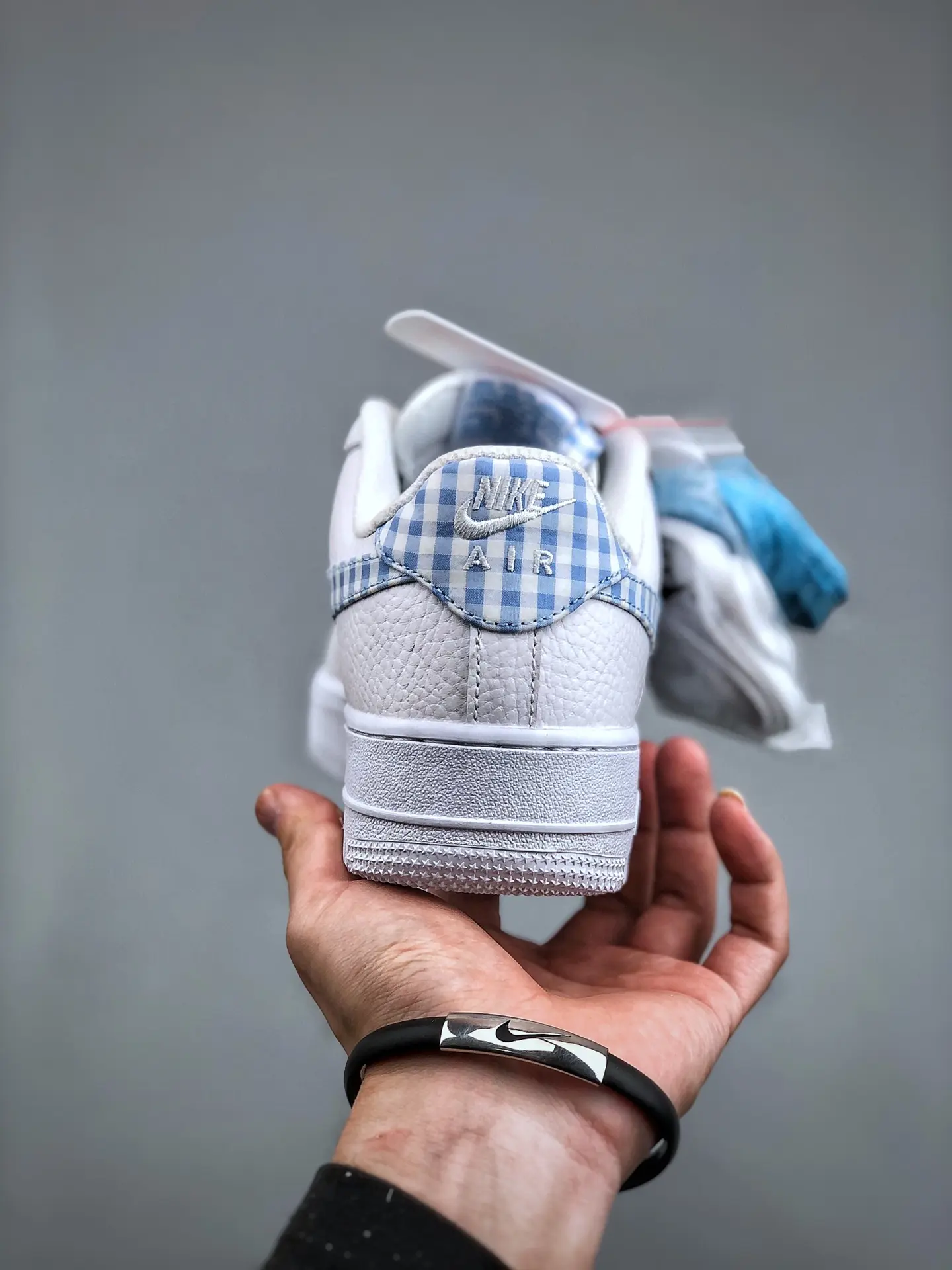 YASSW | FORCES 1 Low Blue Gingham: The Ultimate Light Blue Basketball Sneaker