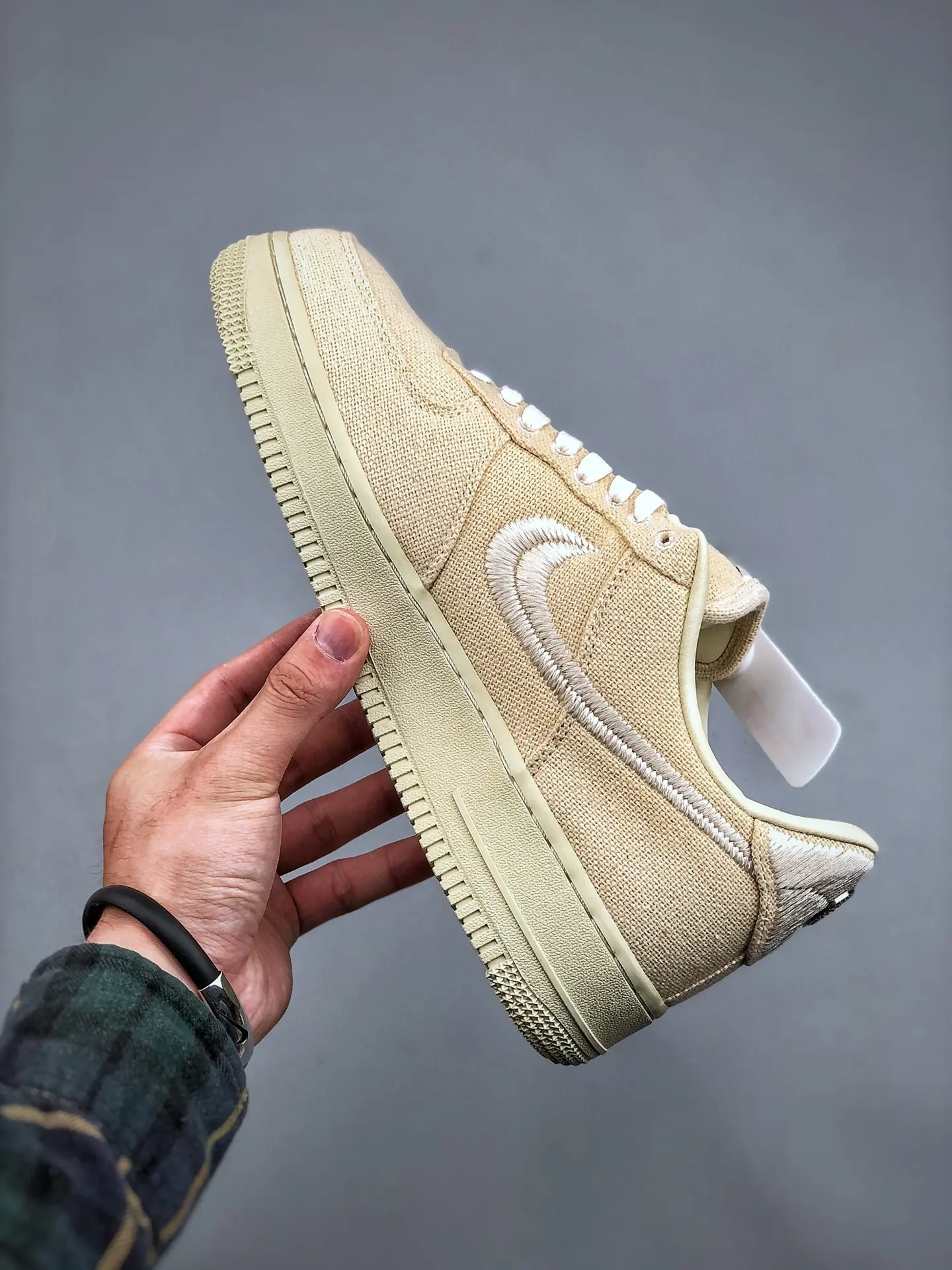 YASSW | Nike Air Force 1 Kid's Low Stussy Fossil - Style Meets Comfort