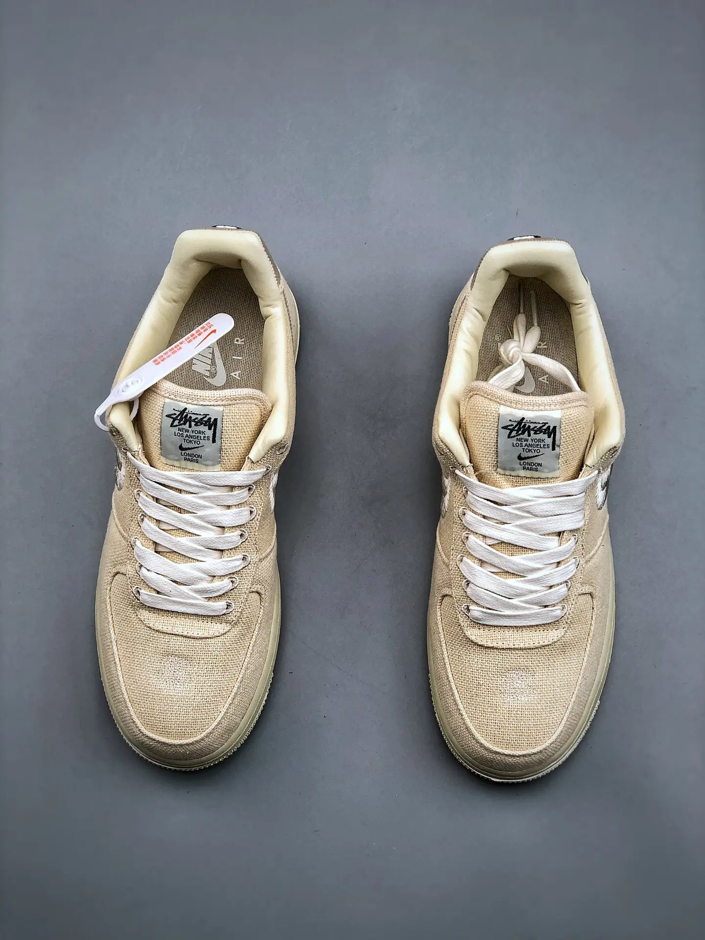 YASSW | Nike Air Force 1 Kid's Low Stussy Fossil - Style Meets Comfort