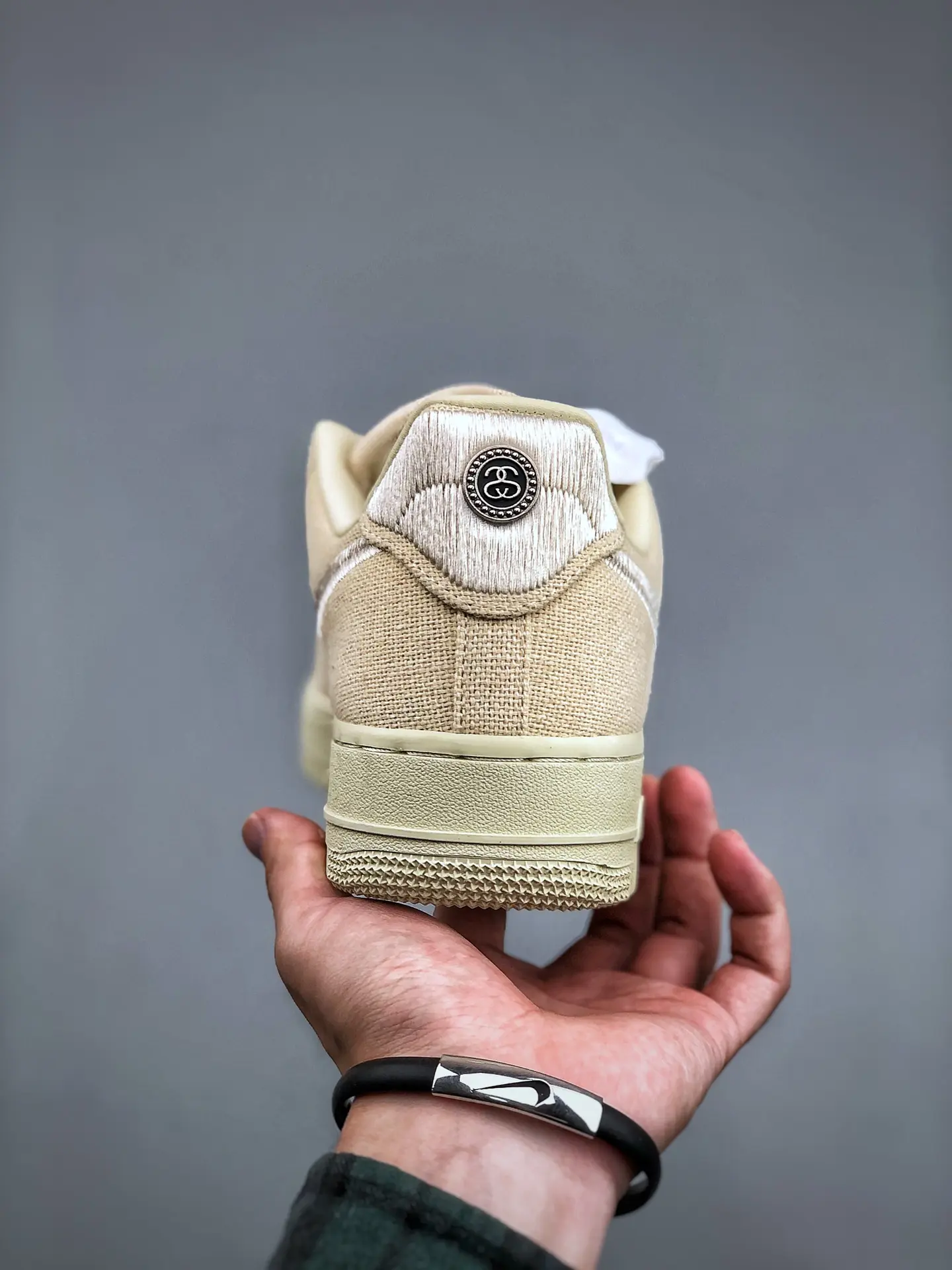 YASSW | Nike Air Force 1 Kid's Low Stussy Fossil - Style Meets Comfort