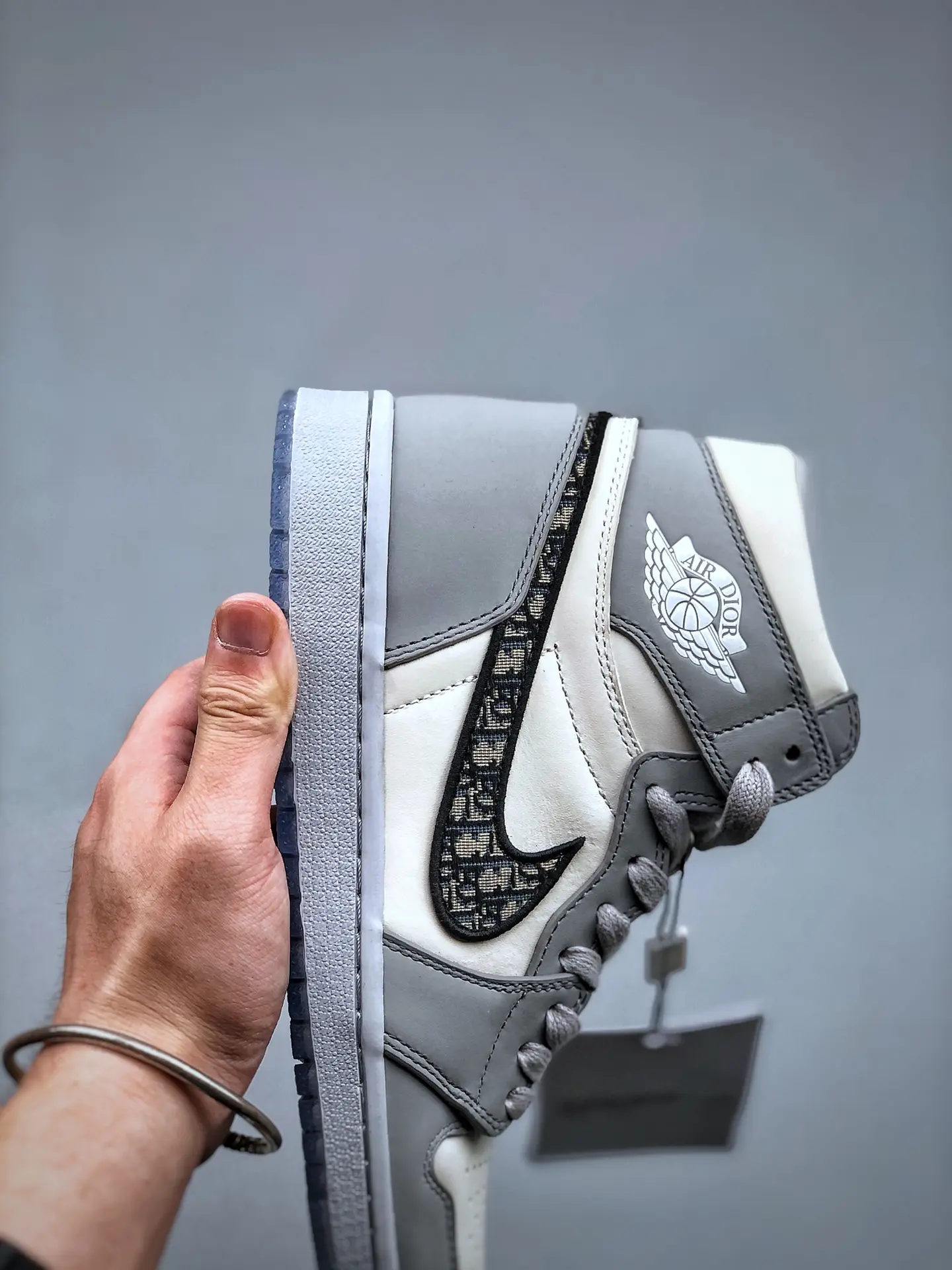 YASSW | Dior x Air Jordan 1 High OG | Grey | Replica Review