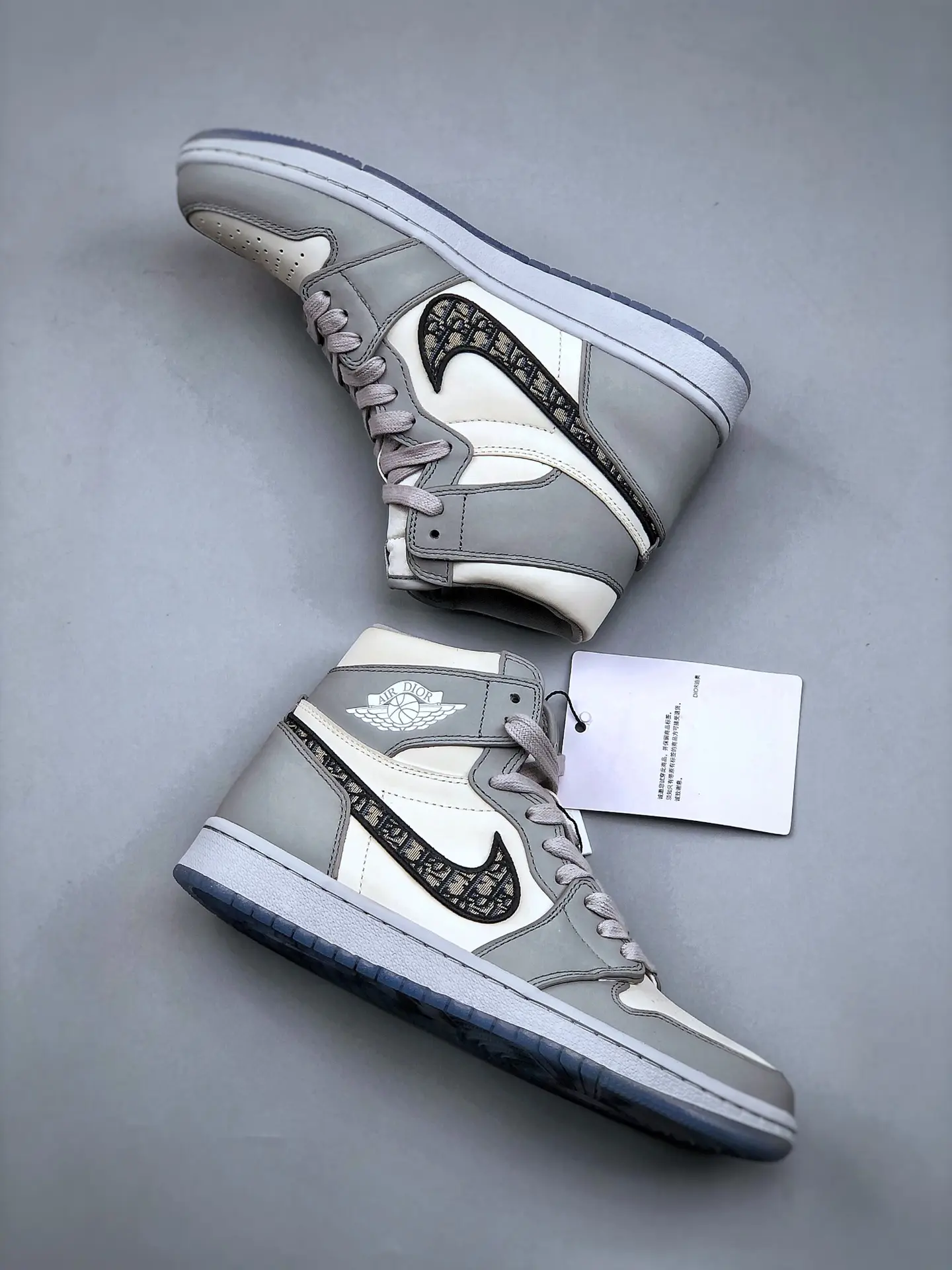 YASSW | Dior x Air Jordan 1 High OG | Grey | Replica Review