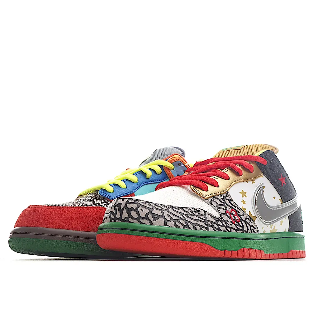 YASSW | Nike SB Dunk Low Pro 'What The Dunk' Replica Review: Colorful Skateboarding Icon