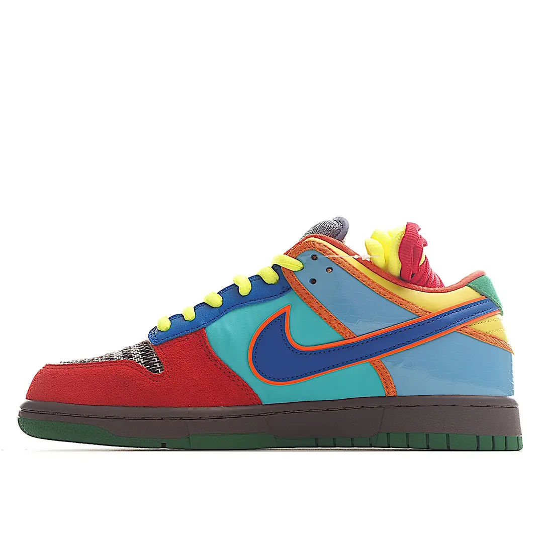 YASSW | Nike SB Dunk Low Pro 'What The Dunk' Replica Review: Colorful Skateboarding Icon