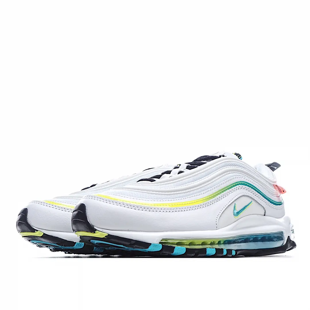 YASSW | Nike Air Max 97 'Worldwide' Review: Colorways of White/Volt/Black/Blue Fury