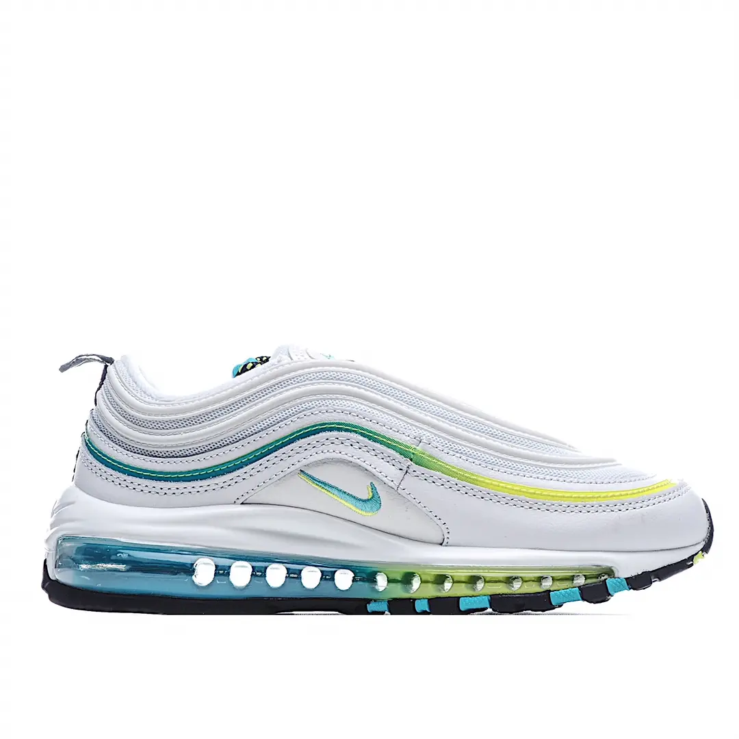 YASSW | Nike Air Max 97 'Worldwide' Review: Colorways of White/Volt/Black/Blue Fury