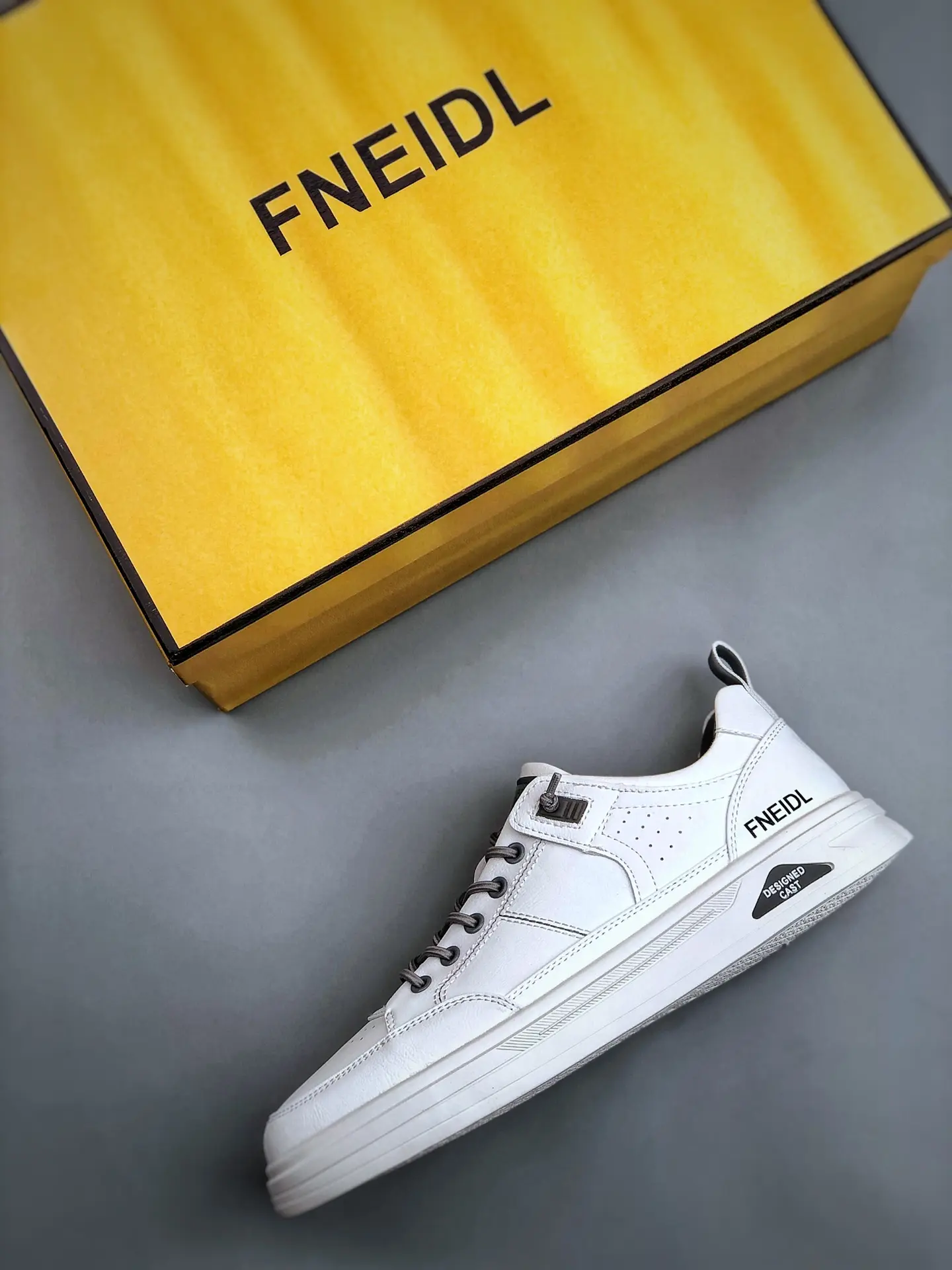 YASSW | White 7.5 Replica Fendi Men's Casual Shoes by SNAZON SHOES: Style and Comfort Redefined