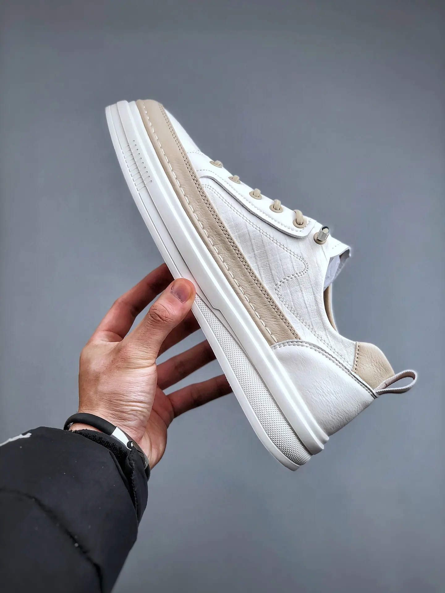 YASSW | Men's Spring & Autumn Thick Bottom Lace-Up Canvas Sneakers: Breathable and Fashion-Forward