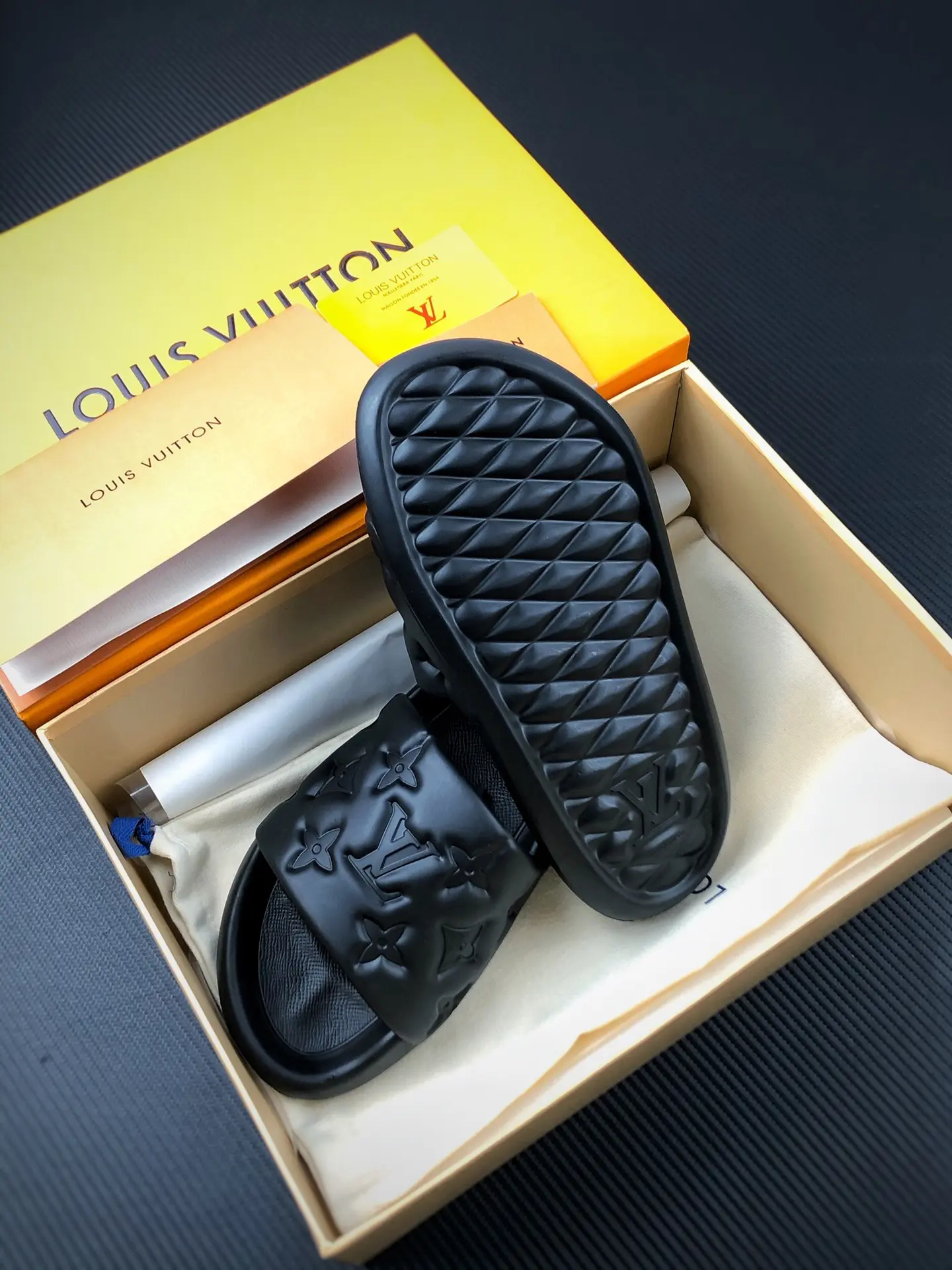 YASSW | Louis Vuitton Waterfront Mule Black 1:1 Replica: Top Quality Overview