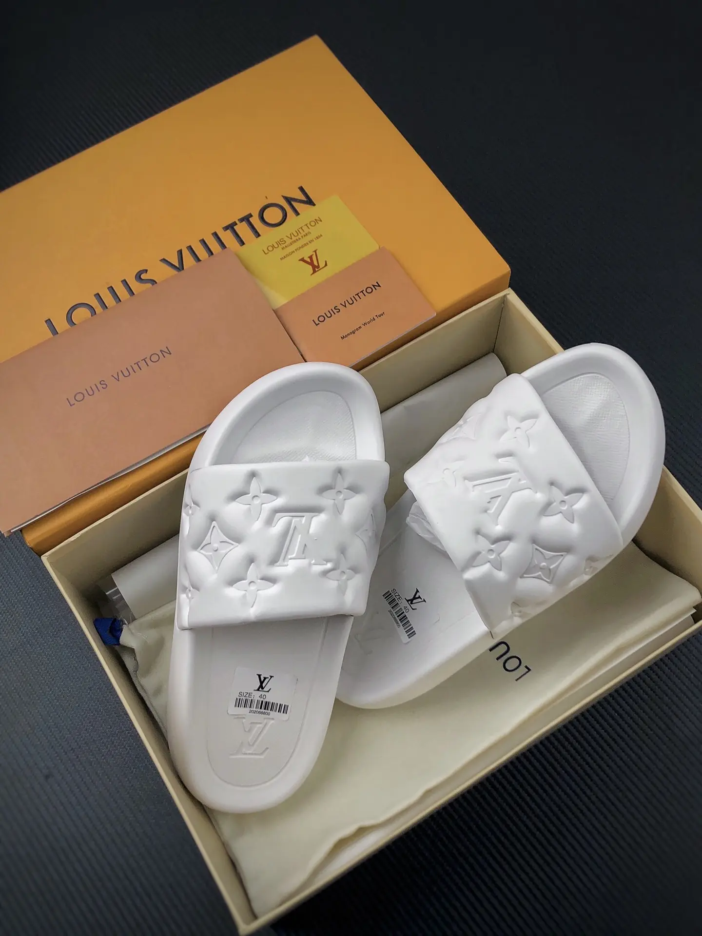 YASSW | Women's White Louis Vuitton Replica Slides - A Comprehensive Review