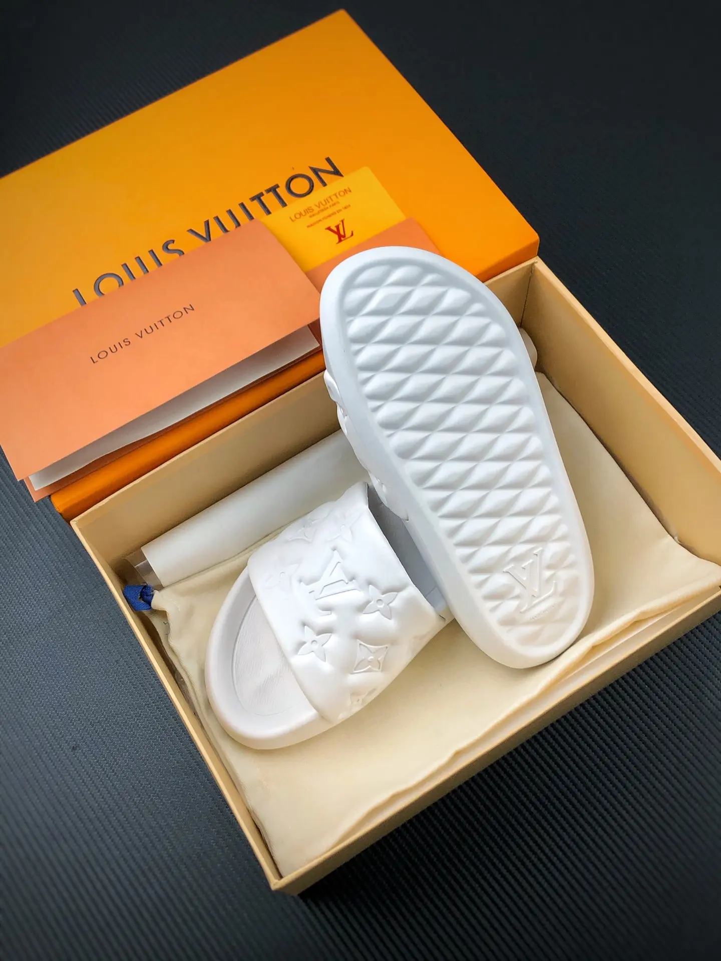 YASSW | Women's White Louis Vuitton Replica Slides - A Comprehensive Review