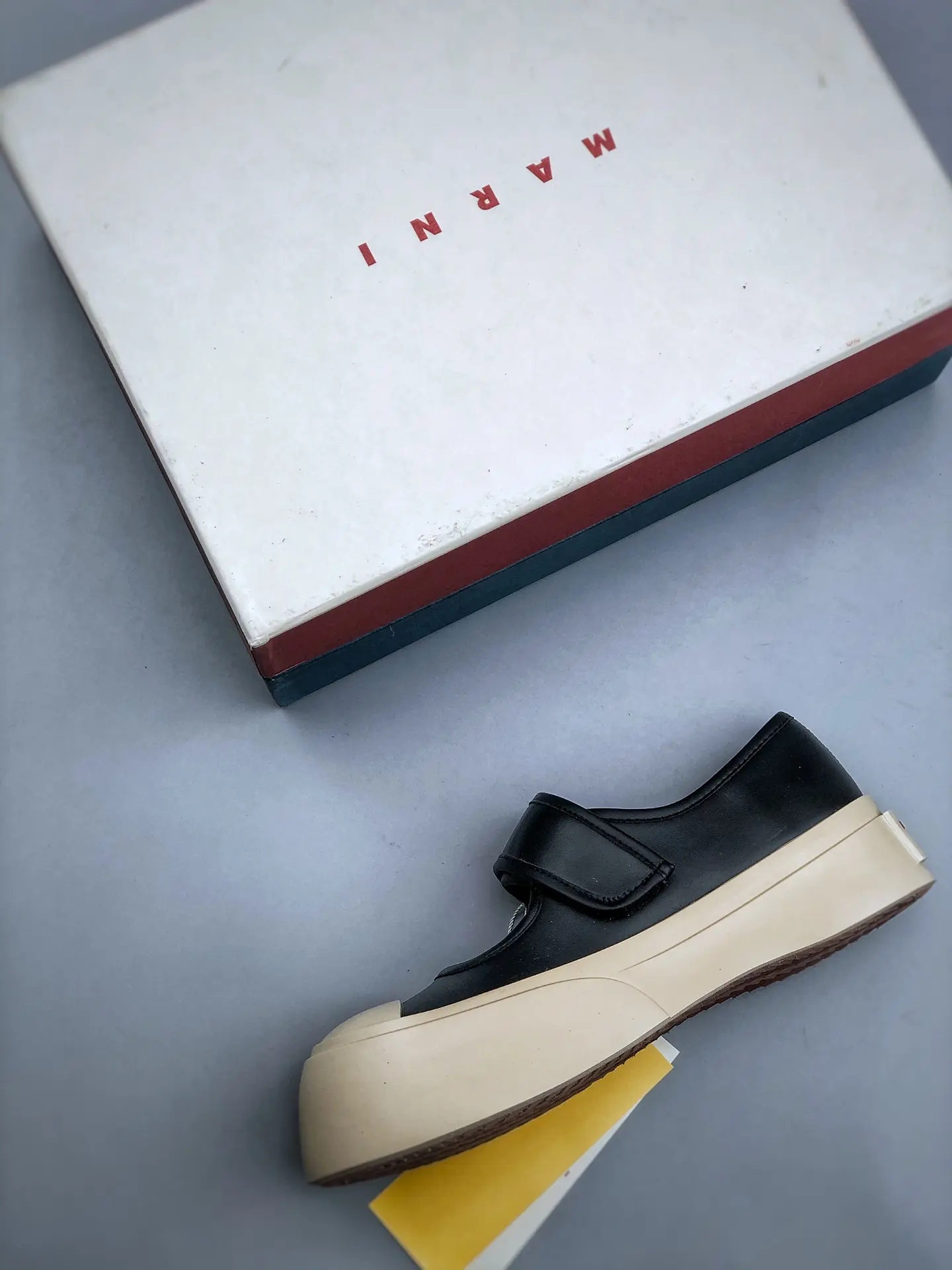 YASSW | Replica Marni Mary Jane Sneakers in Black: Style and Comfort Redefined