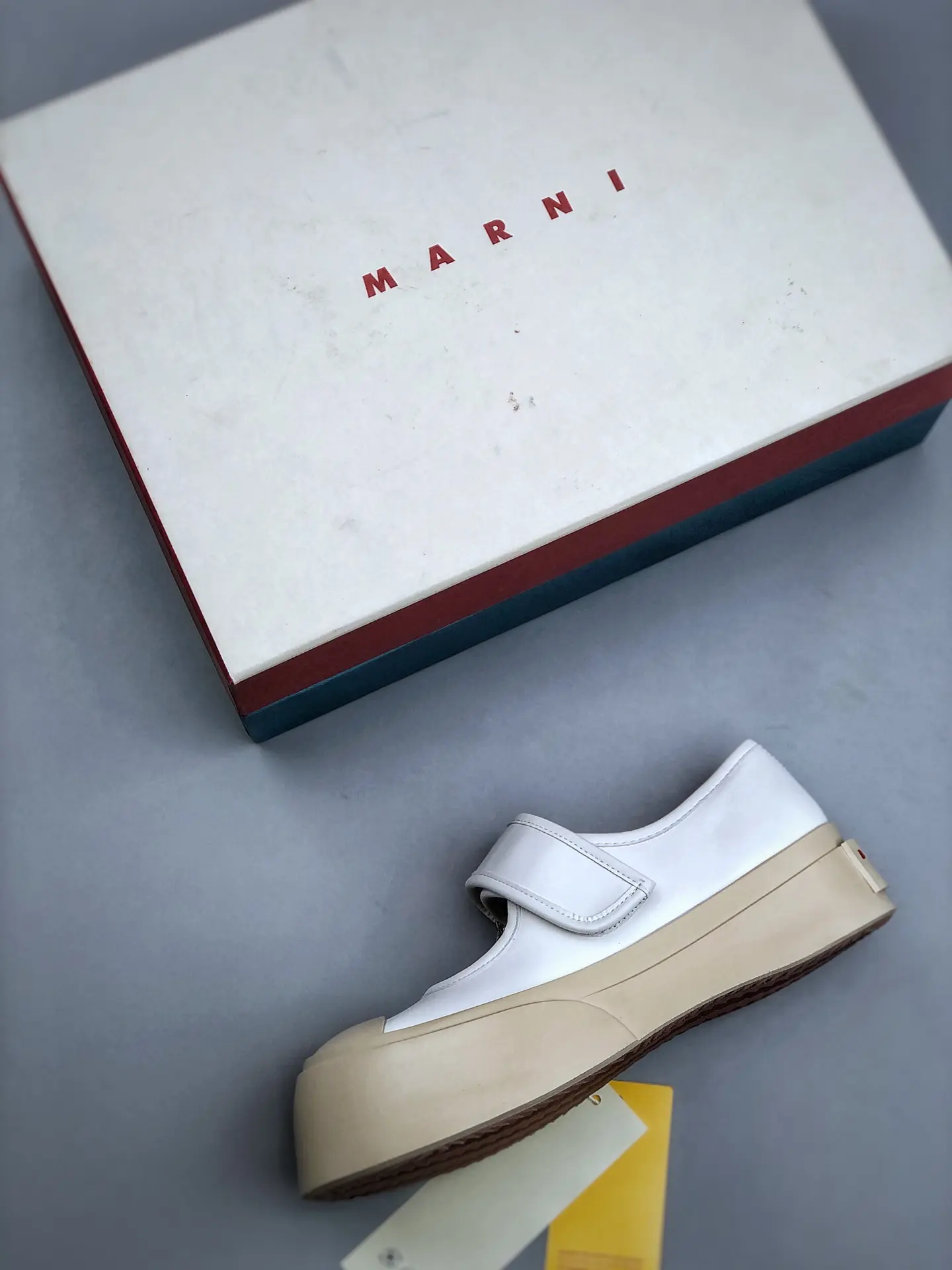 YASSW | Marni Pablo Mary Jane White Leather Sneakers - Replica Review