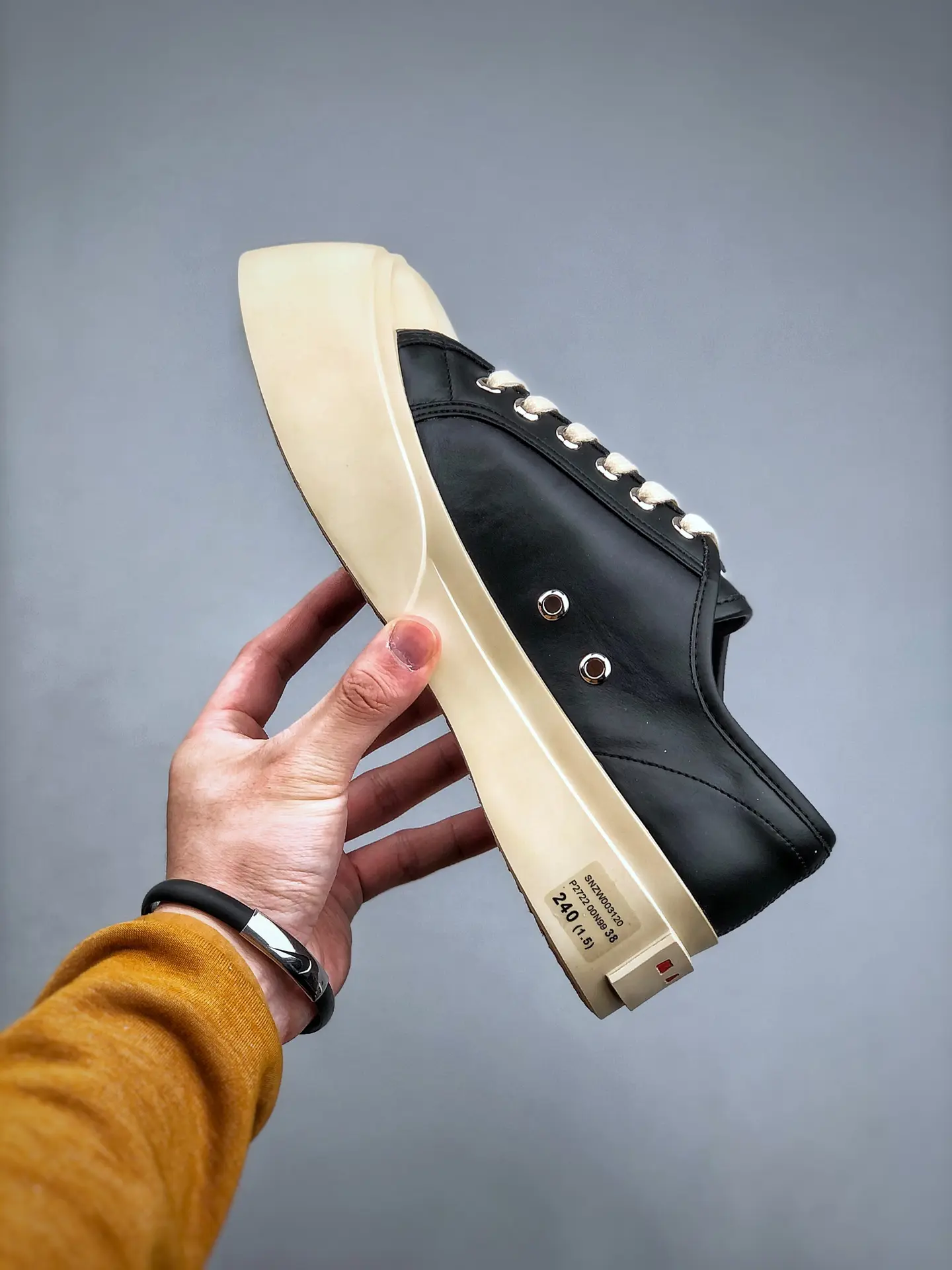 YASSW | Marni Pablo Leather Sneakers: Black Replica Review