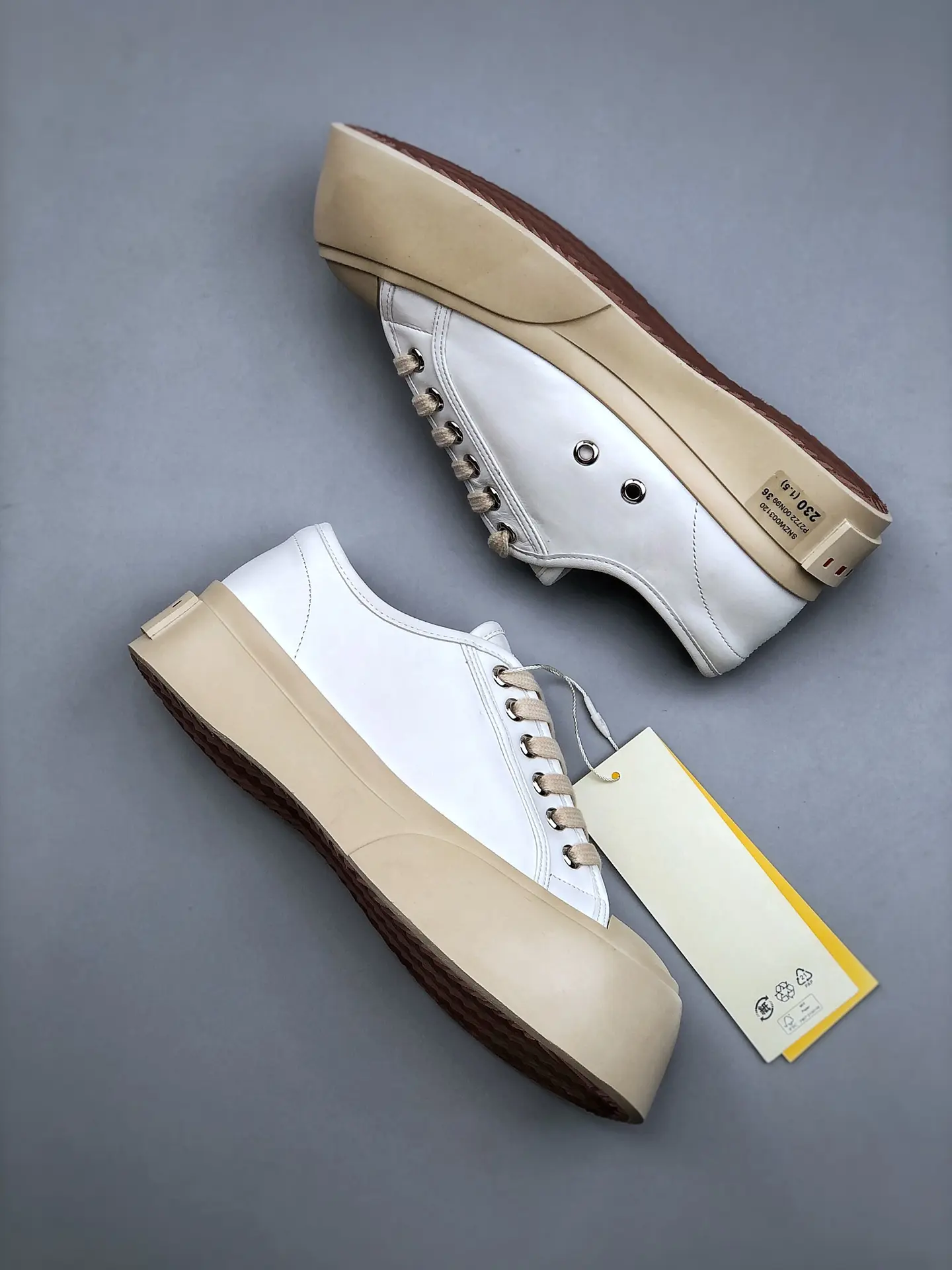 YASSW | Marni Pablo White Leather Sneakers Replica Review