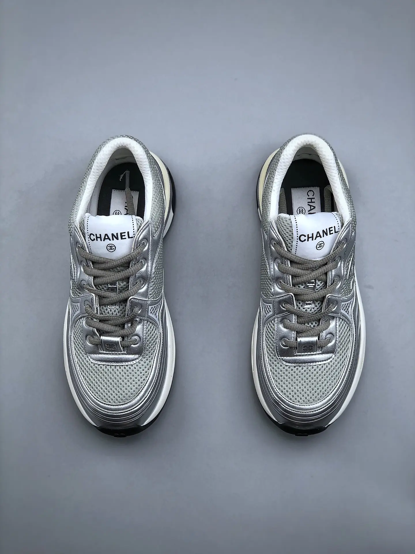 YASSW | Replica Chanel 2023 Cruise Sneakers Light Gray/Silver - Style & Comfort