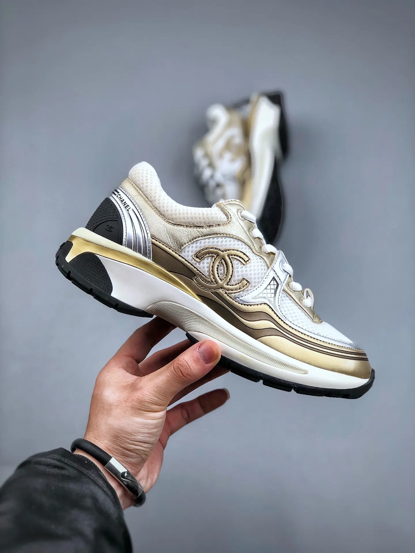 YASSW | Chanel Replica Sneakers in Gold/White/Silver: Worth the Hype?