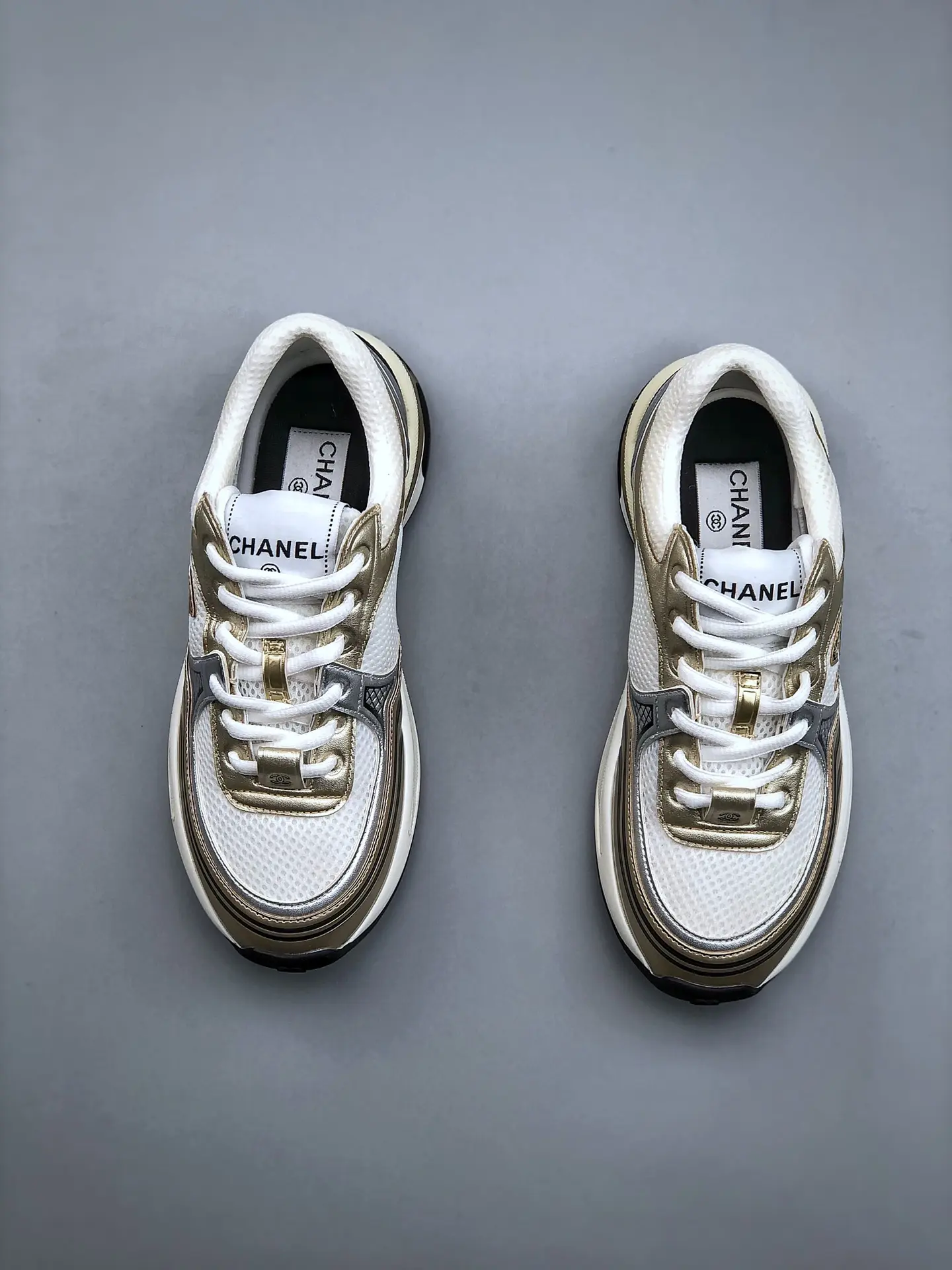 YASSW | Chanel Replica Sneakers in Gold/White/Silver: Worth the Hype?