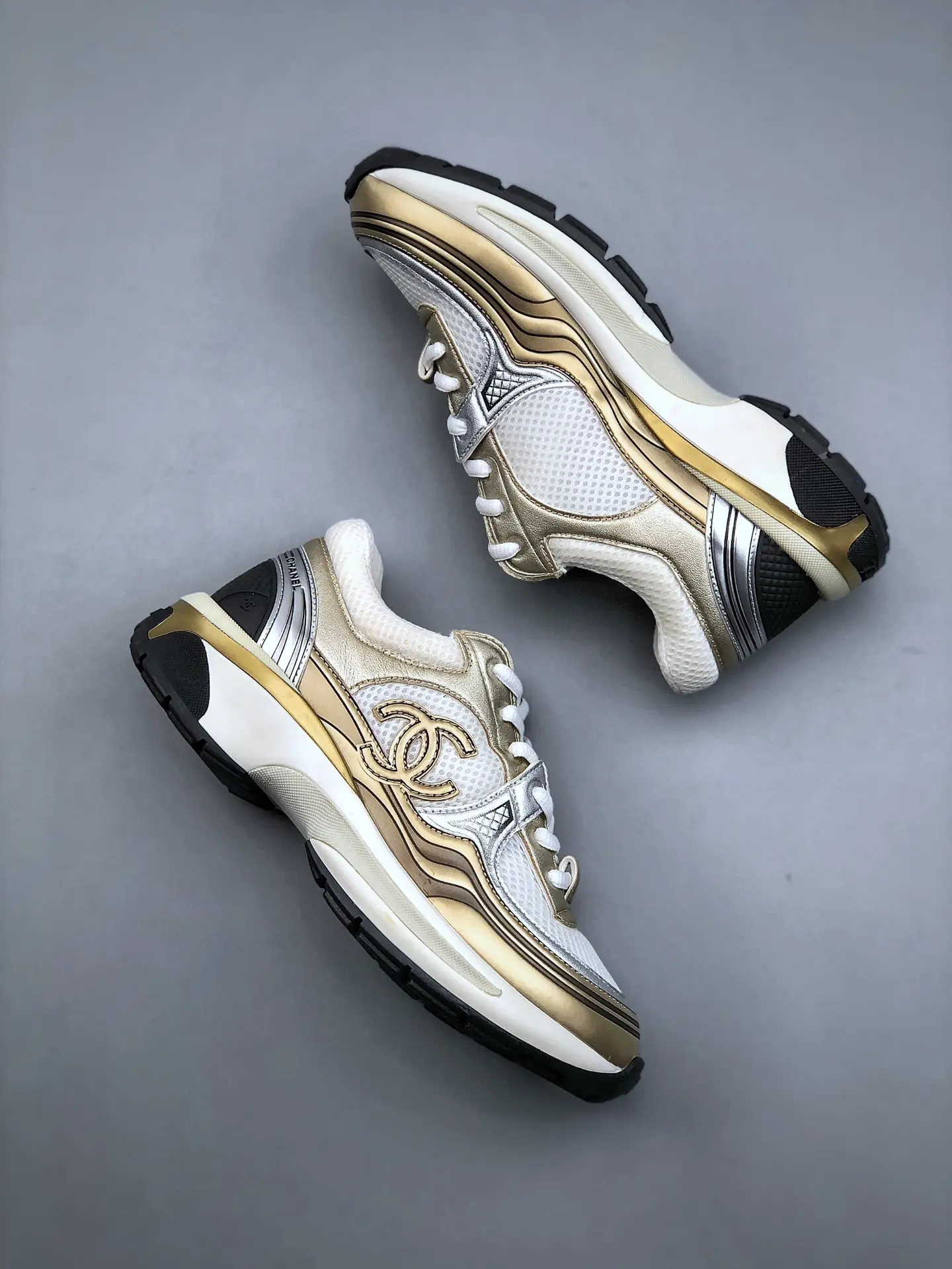 YASSW | Chanel Replica Sneakers in Gold/White/Silver: Worth the Hype?