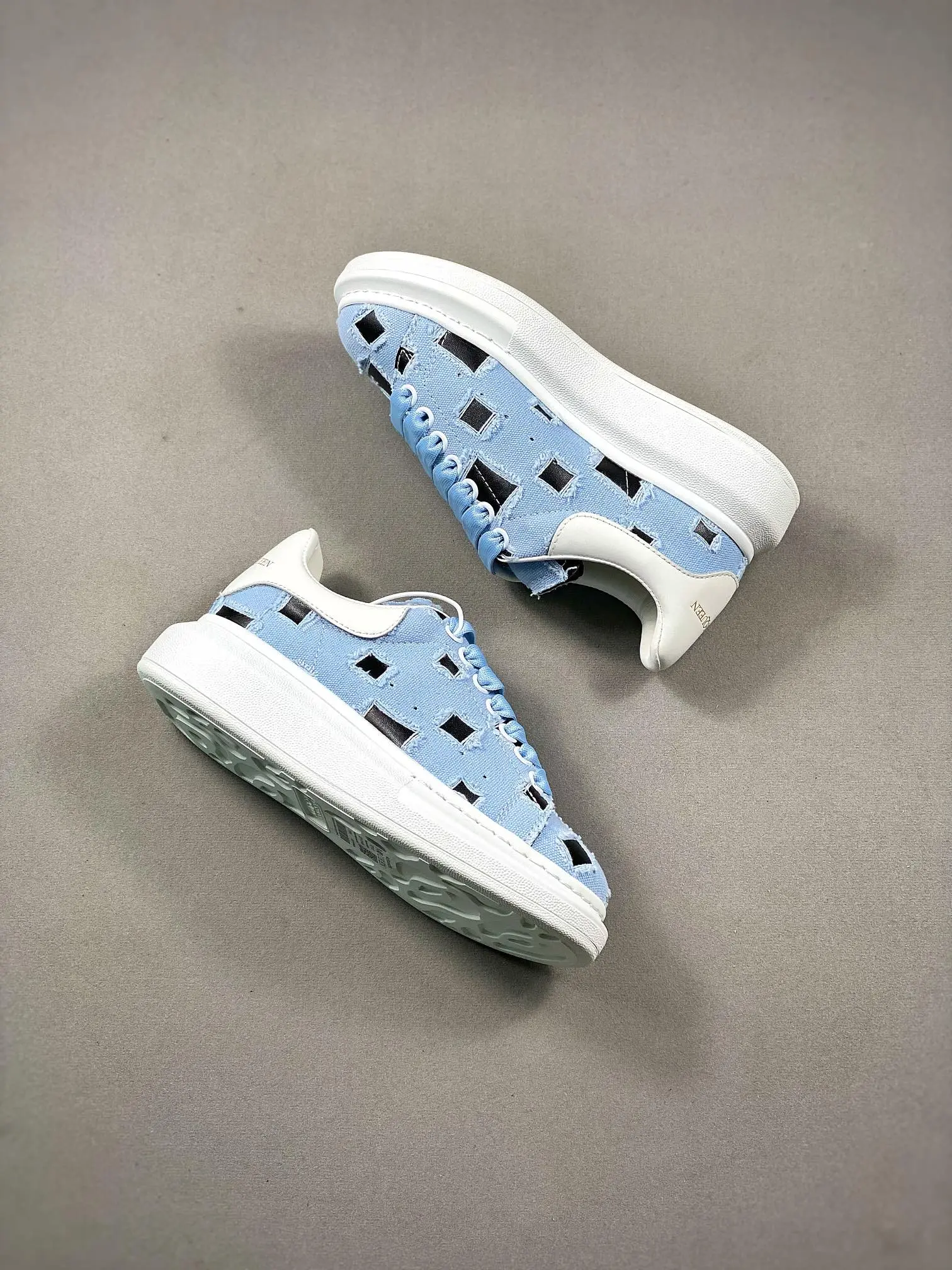 YASSW | Alexander McQueen Replica Sky Blue & White Sneakers Review