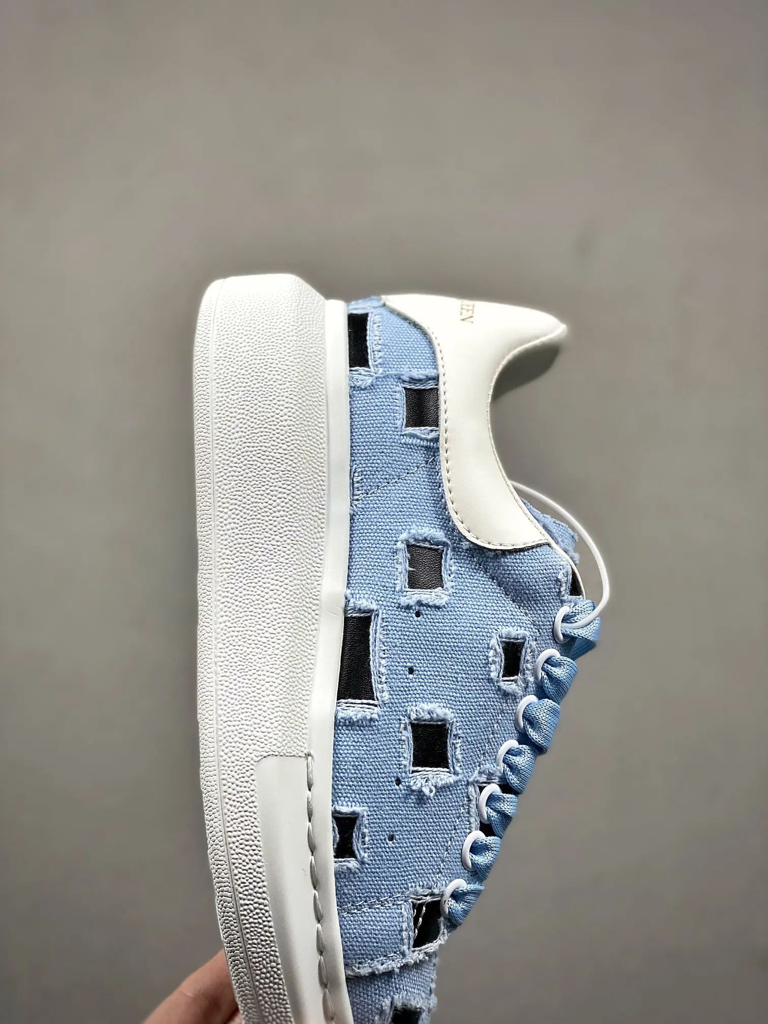 YASSW | Alexander McQueen Replica Sky Blue & White Sneakers Review