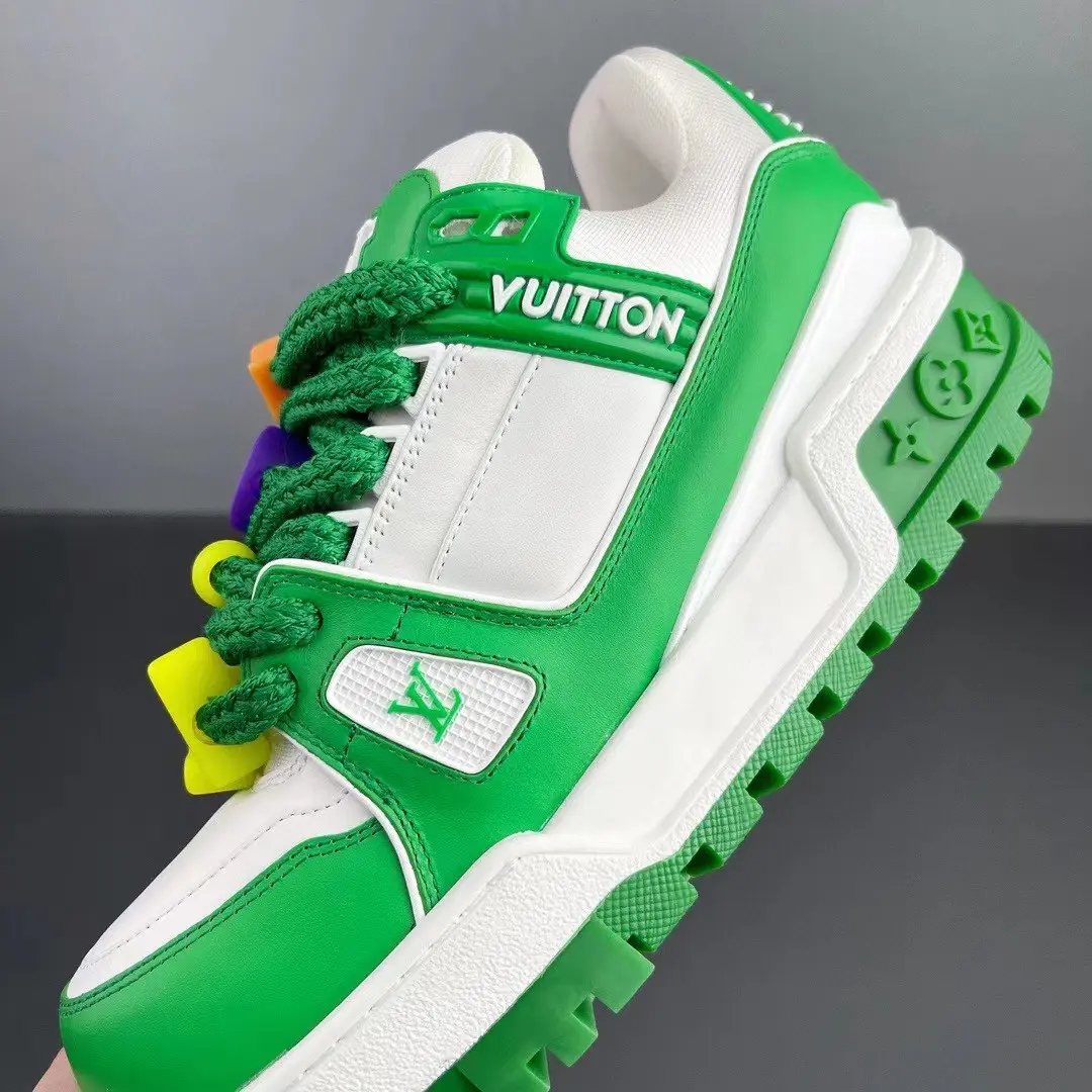 YASSW | Louis Vuitton Trainer Maxi Sneaker 'White Green' Replica: A Detailed Review