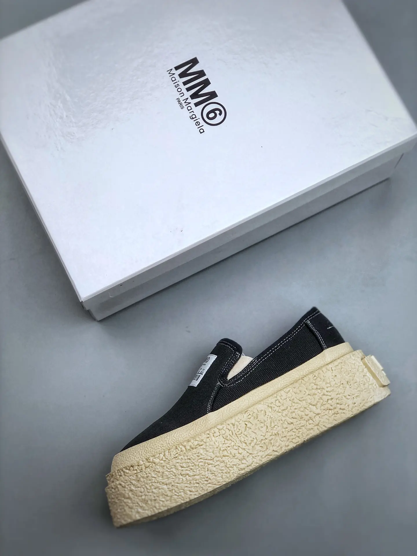 YASSW | MM6 Maison Margiela Suede Platform Slip-On Sneakers: A Modern Classic