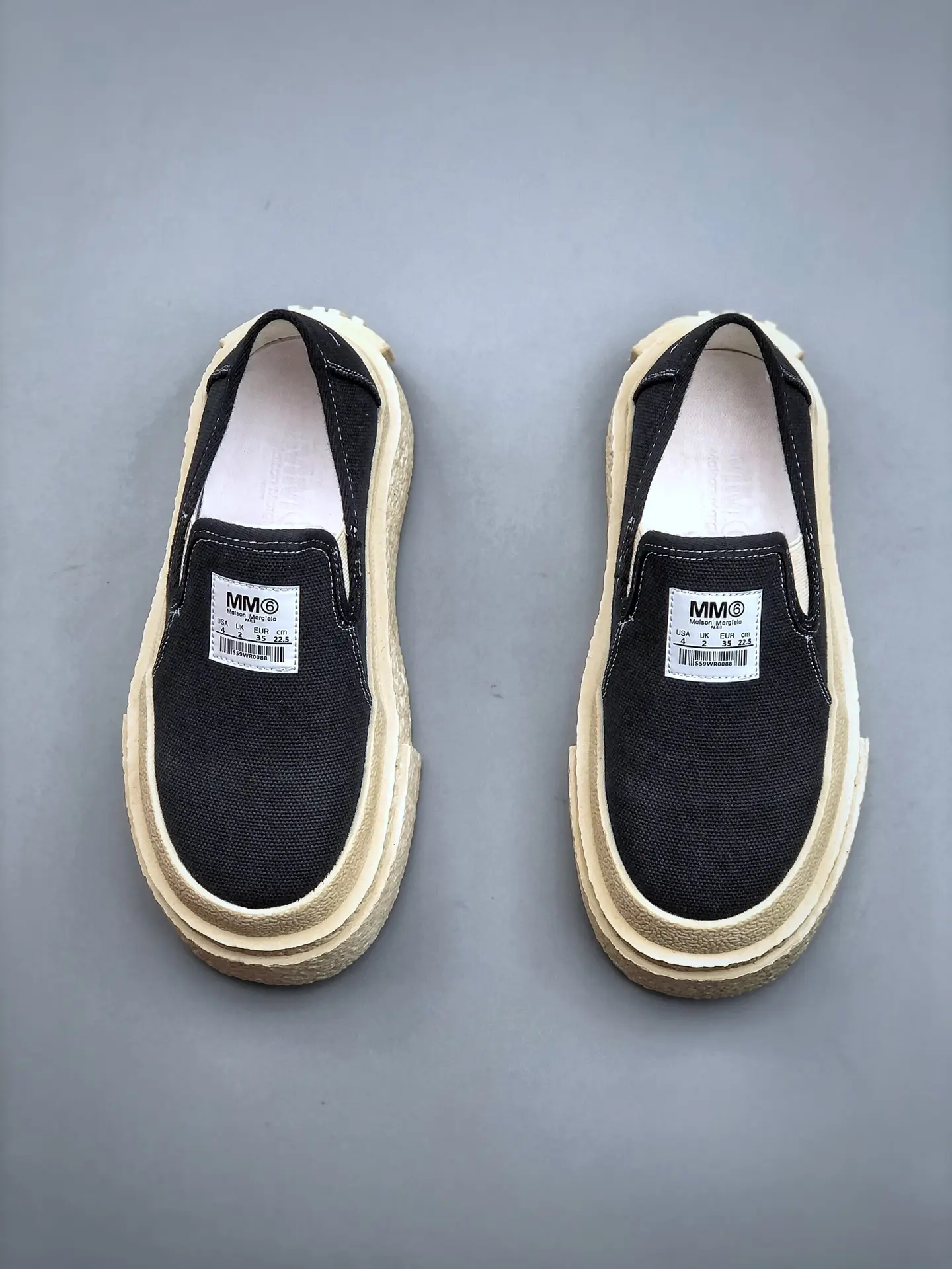 YASSW | MM6 Maison Margiela Suede Platform Slip-On Sneakers: A Modern Classic