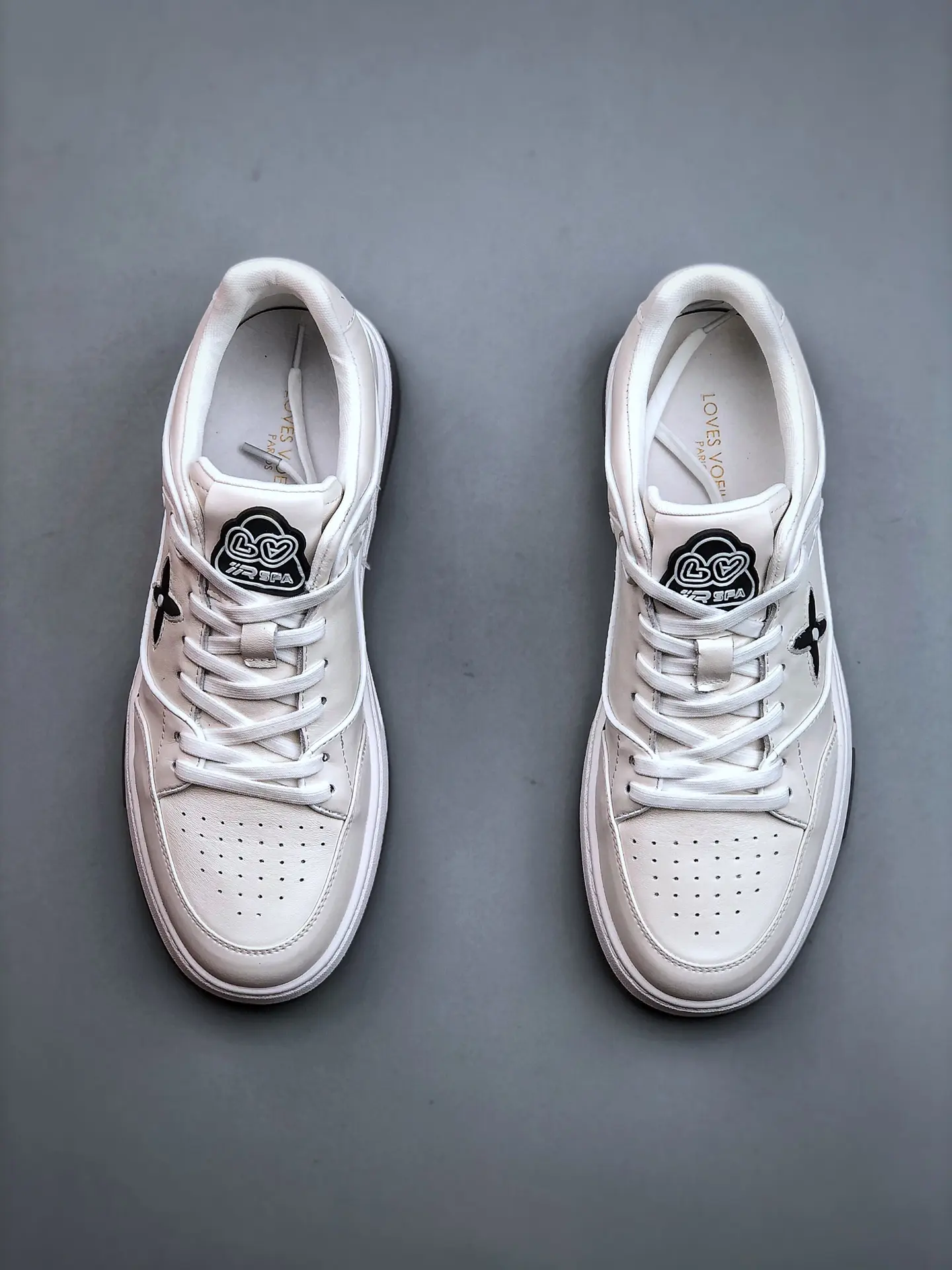 YASSW | Replica Louis Vuitton British Knights Kings Sl Low Lace Up Sneakers White/Black