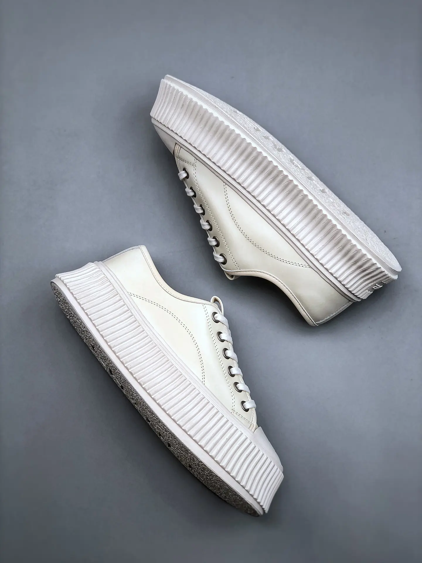 YASSW | Replica and Fake Jil Sander and Chanel Sneakers - White and Beige