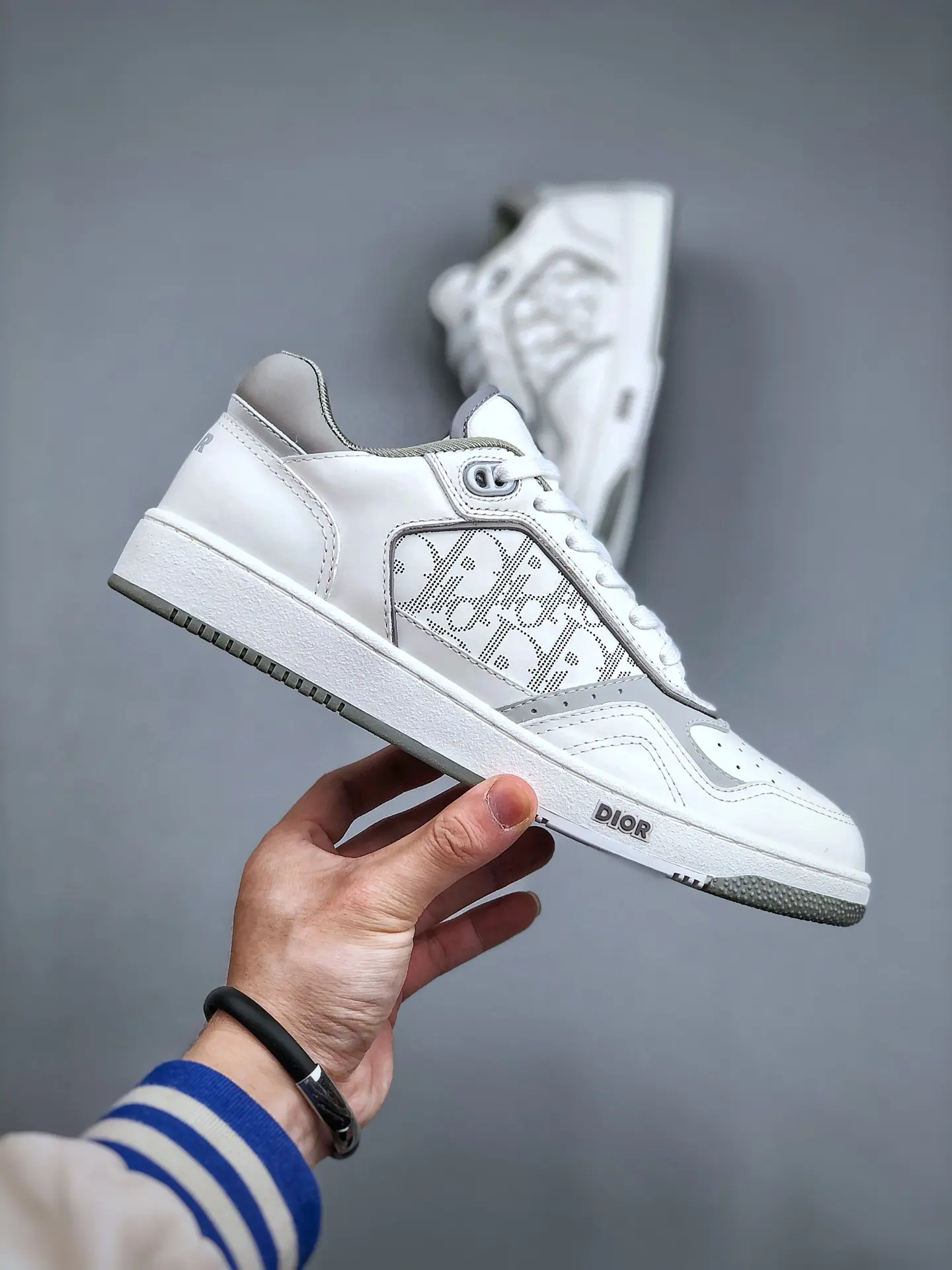 YASSW | Dior B27 Low-Top Replica Sneaker Review: White & Gray Edition