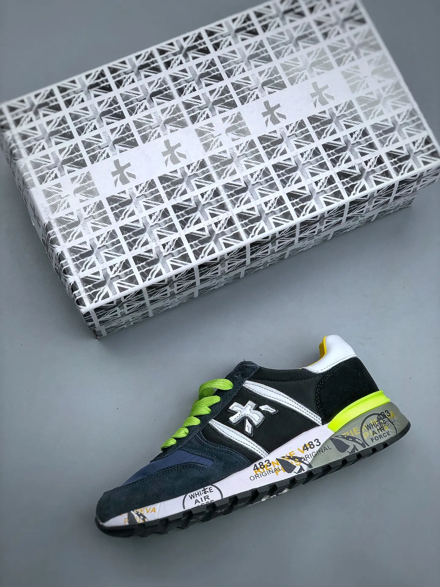 YASSW | Unveiling the Blue Premiata Lander Sneakers: Authentic vs. Replica