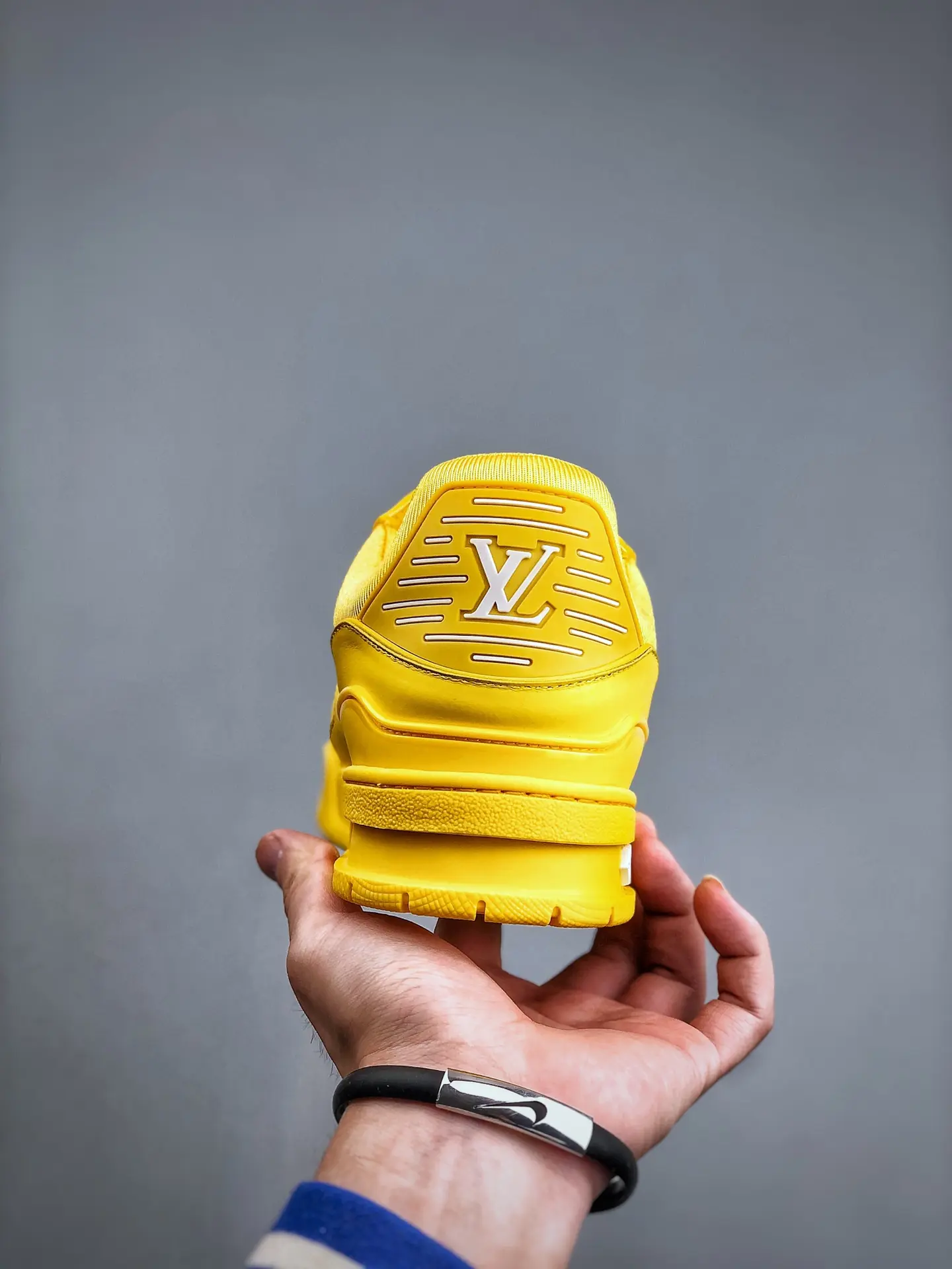 YASSW | Louis Vuitton Trainer Yellow Embossed Monogram Replica Sneaker Review