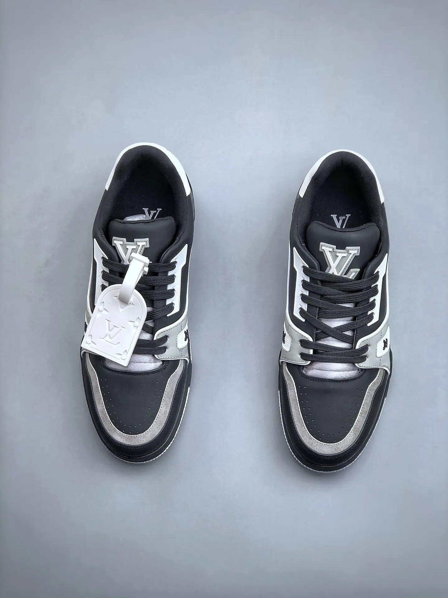 YASSW | Louis Vuitton LV Trainer Black Grey White Replica Sneakers Review