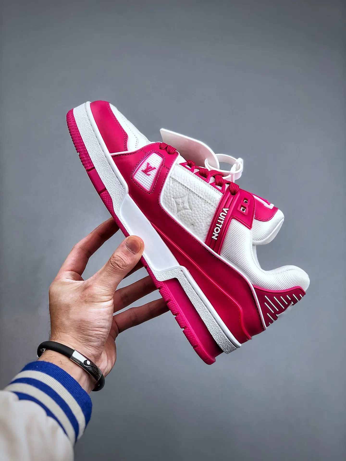 YASSW | The Ultimate Guide to Replica Louis Vuitton LV Trainer Sneakers in Fuchsia