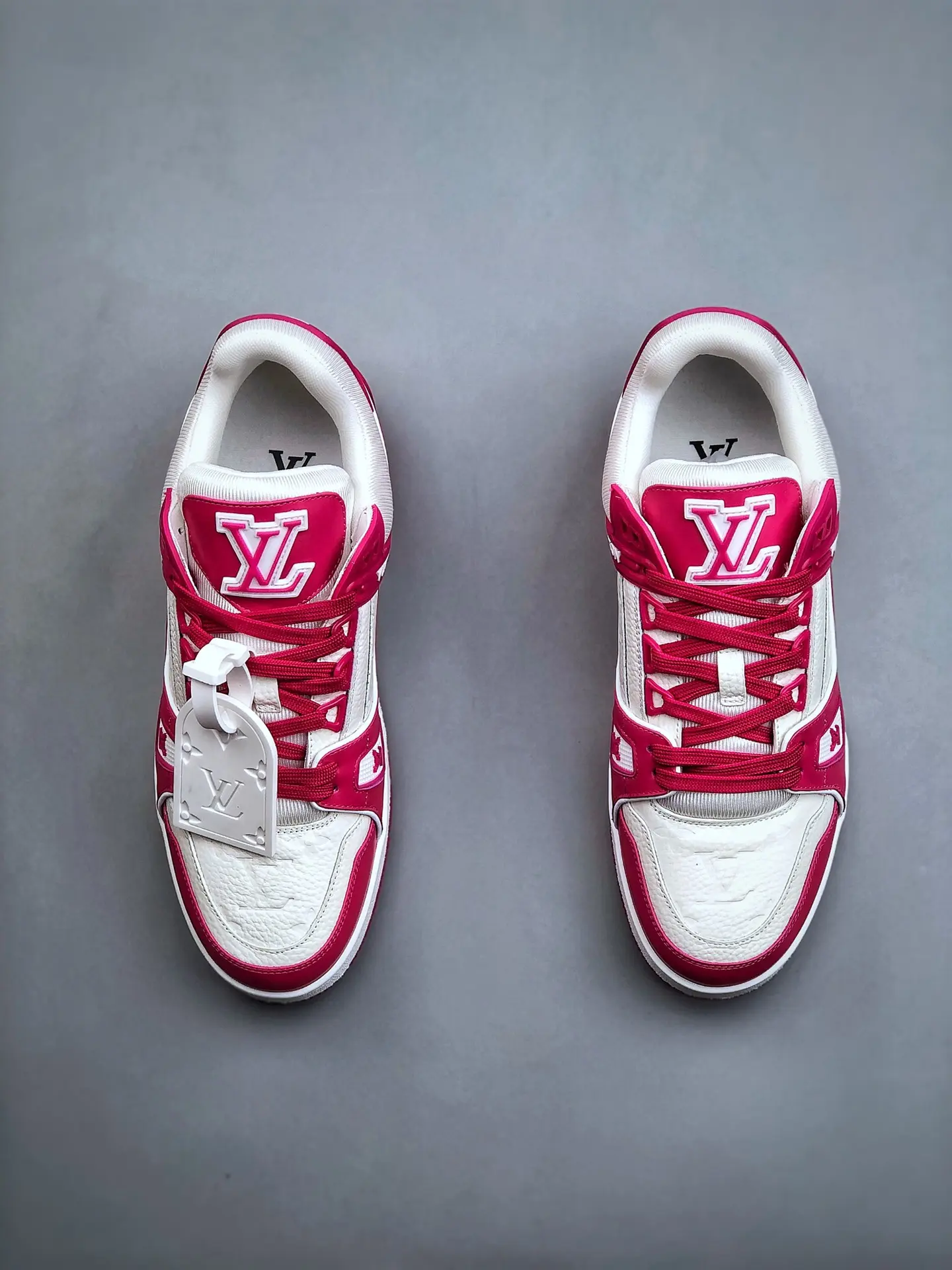 YASSW | The Ultimate Guide to Replica Louis Vuitton LV Trainer Sneakers in Fuchsia