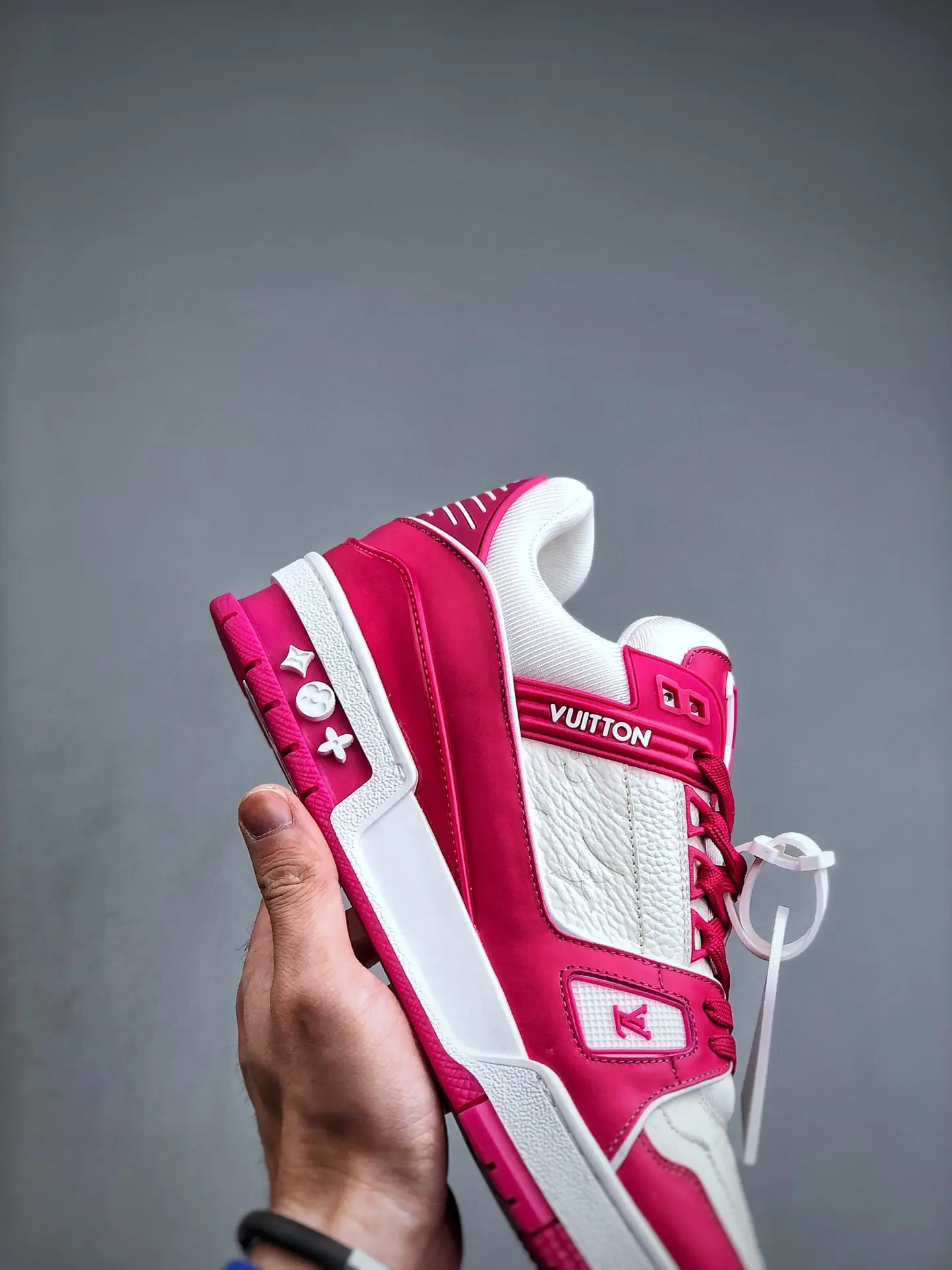 YASSW | The Ultimate Guide to Replica Louis Vuitton LV Trainer Sneakers in Fuchsia