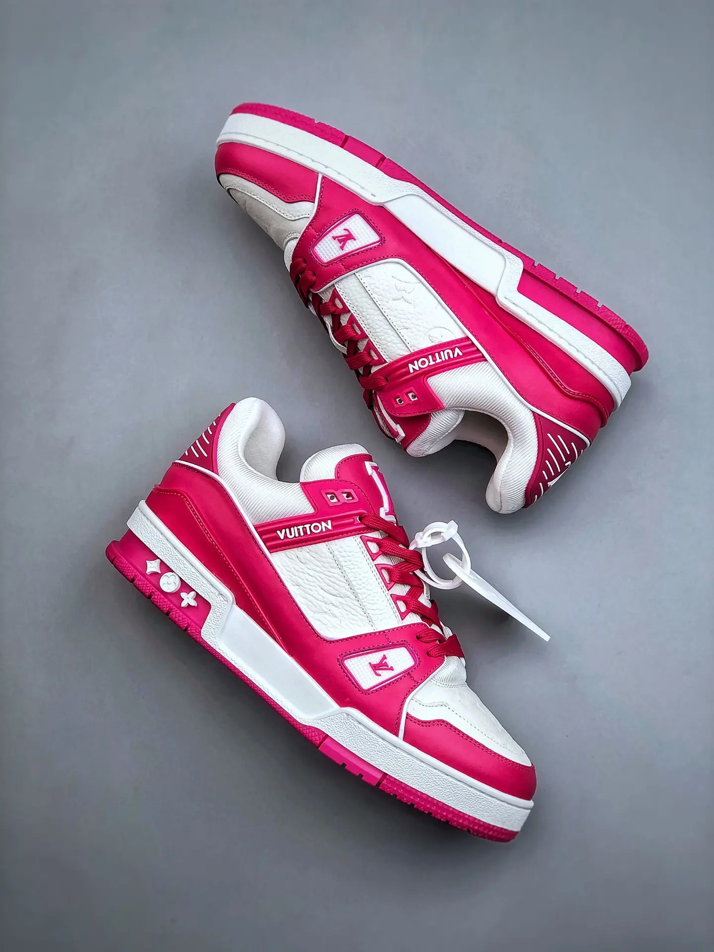 YASSW | The Ultimate Guide to Replica Louis Vuitton LV Trainer Sneakers in Fuchsia