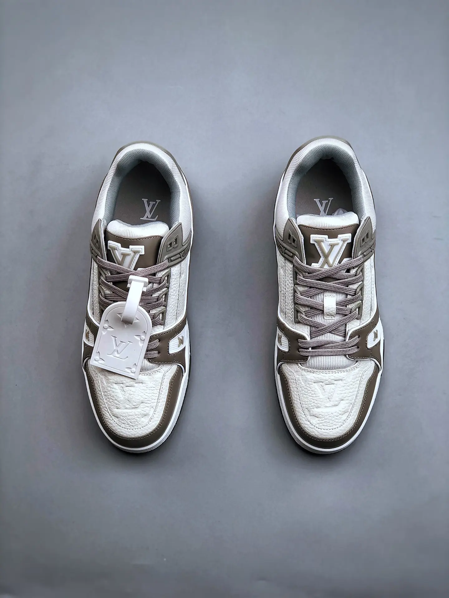 YASSW | Replica Louis Vuitton LV Trainers - White/Grey Leather Review