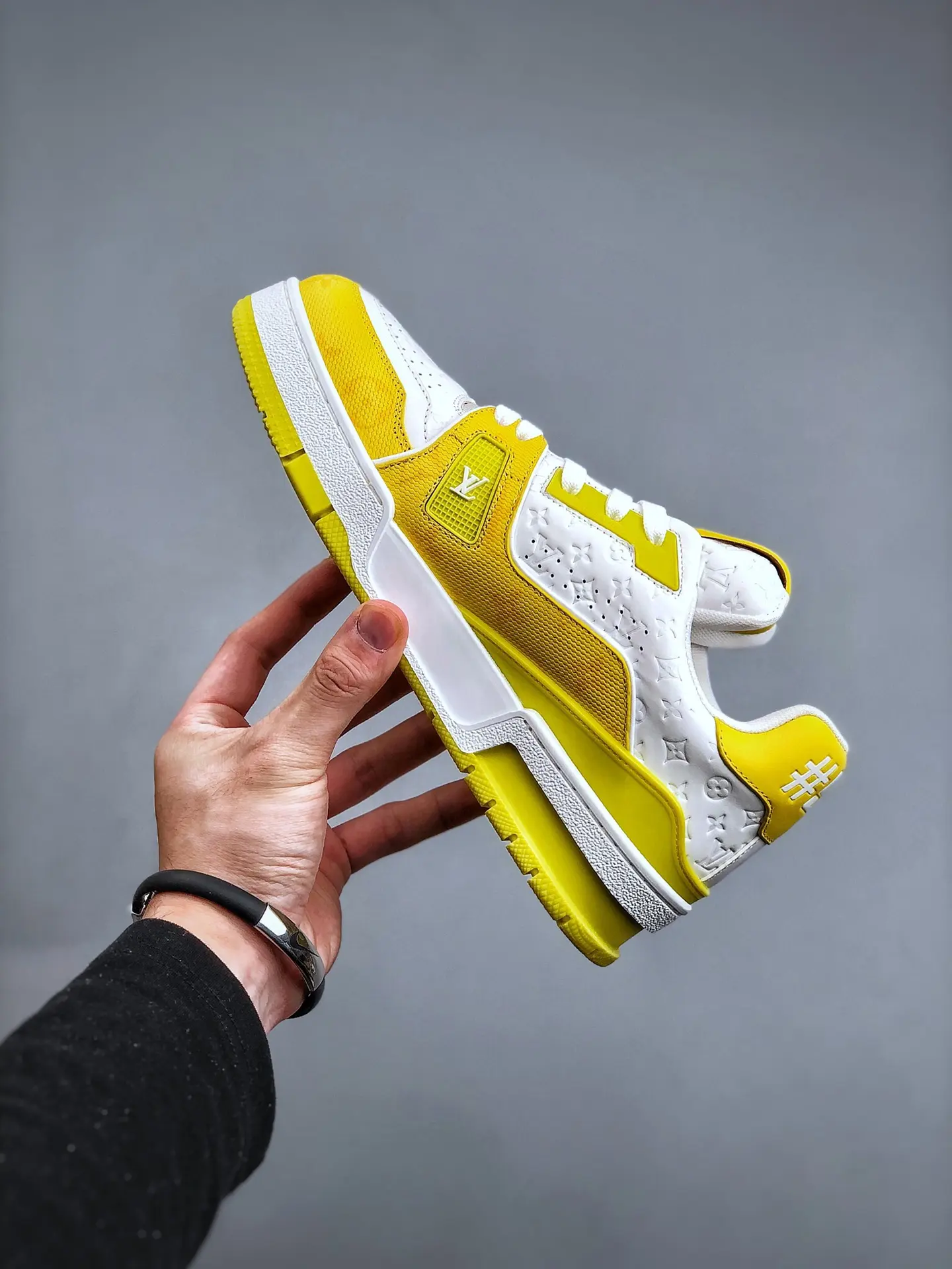 YASSW | Replica Louis Vuitton LV Trainer Sneaker Yellow: A Stylish Fake Alternative