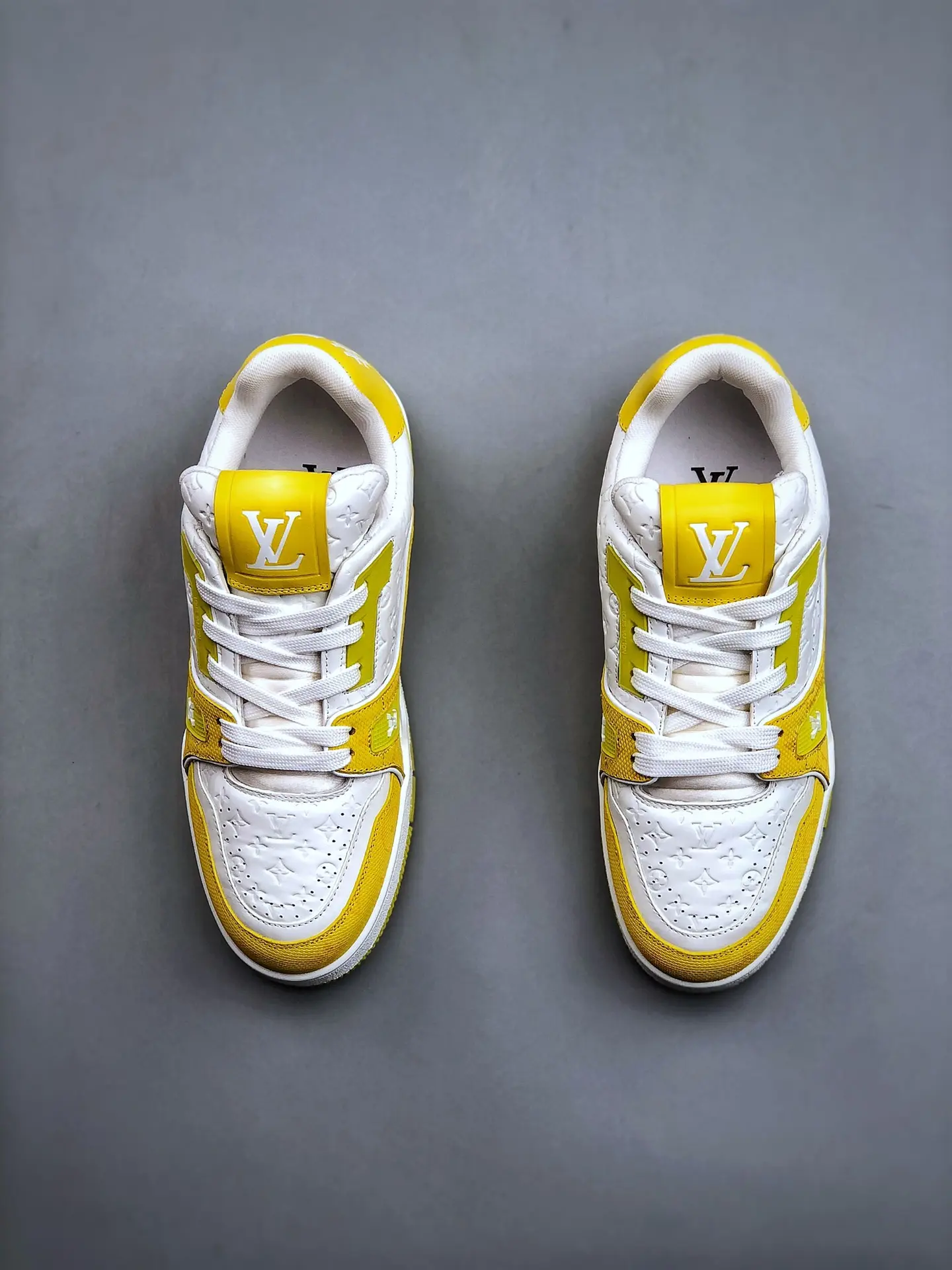 YASSW | Replica Louis Vuitton LV Trainer Sneaker Yellow: A Stylish Fake Alternative