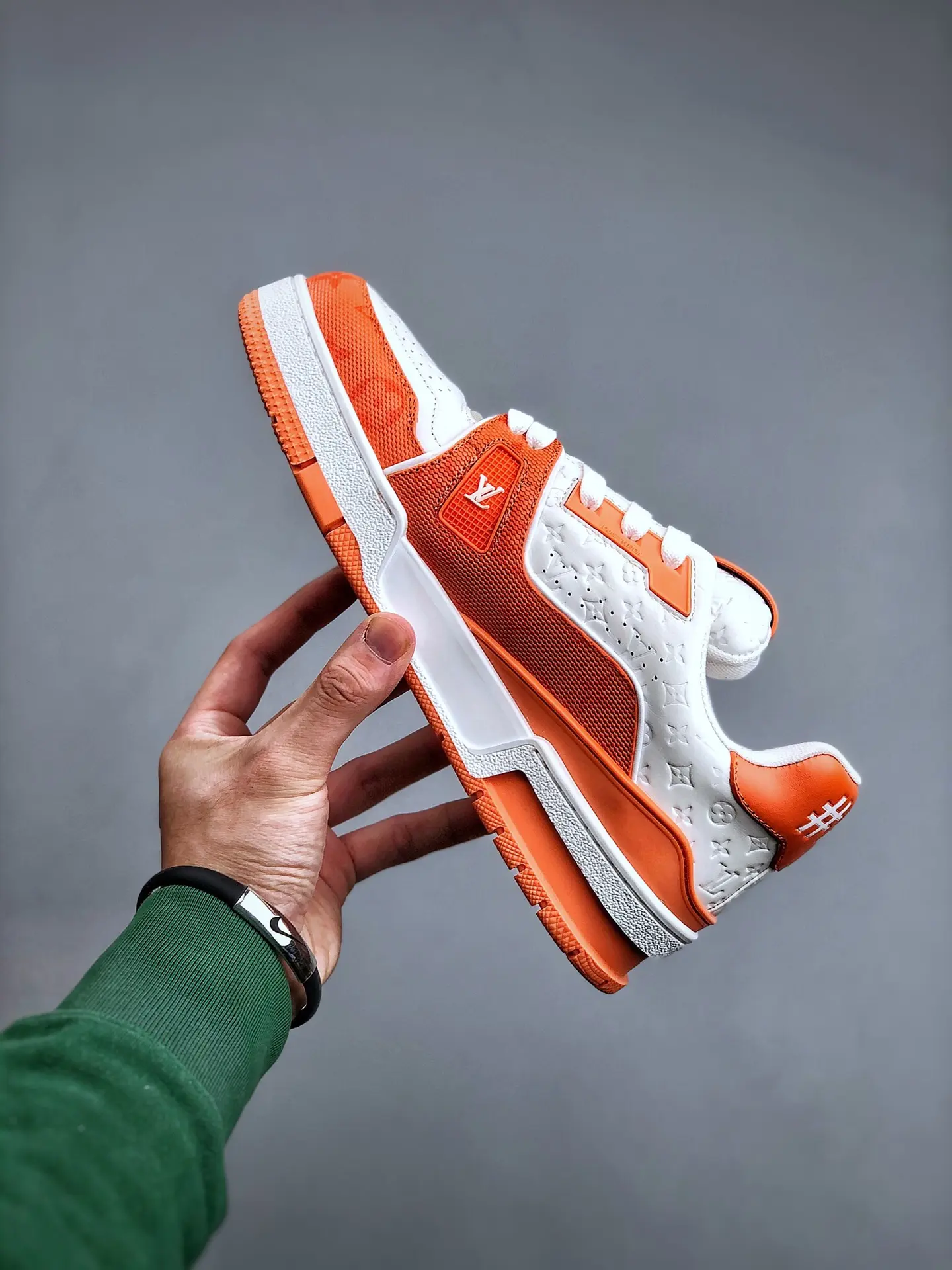 YASSW | Louis Vuitton LV Trainer Sneaker Orange Replica Review