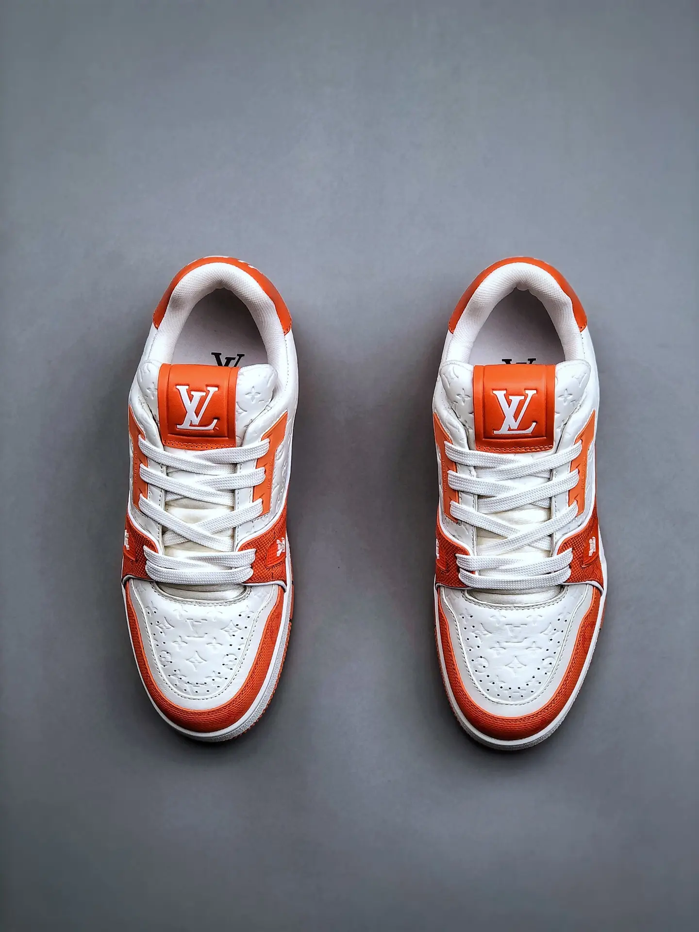 YASSW | Louis Vuitton LV Trainer Sneaker Orange Replica Review