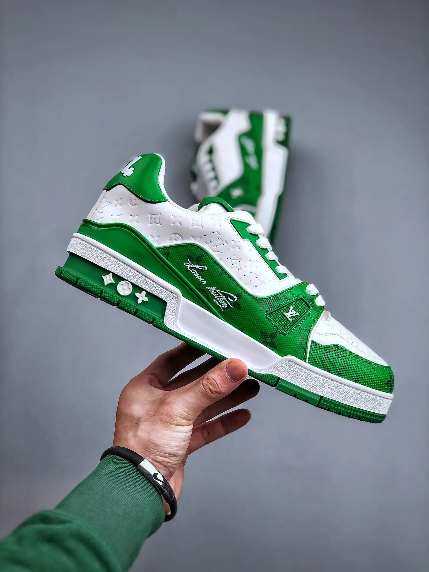 YASSW | A Comprehensive Guide to Replica Louis Vuitton LV Trainer Sneaker in Green