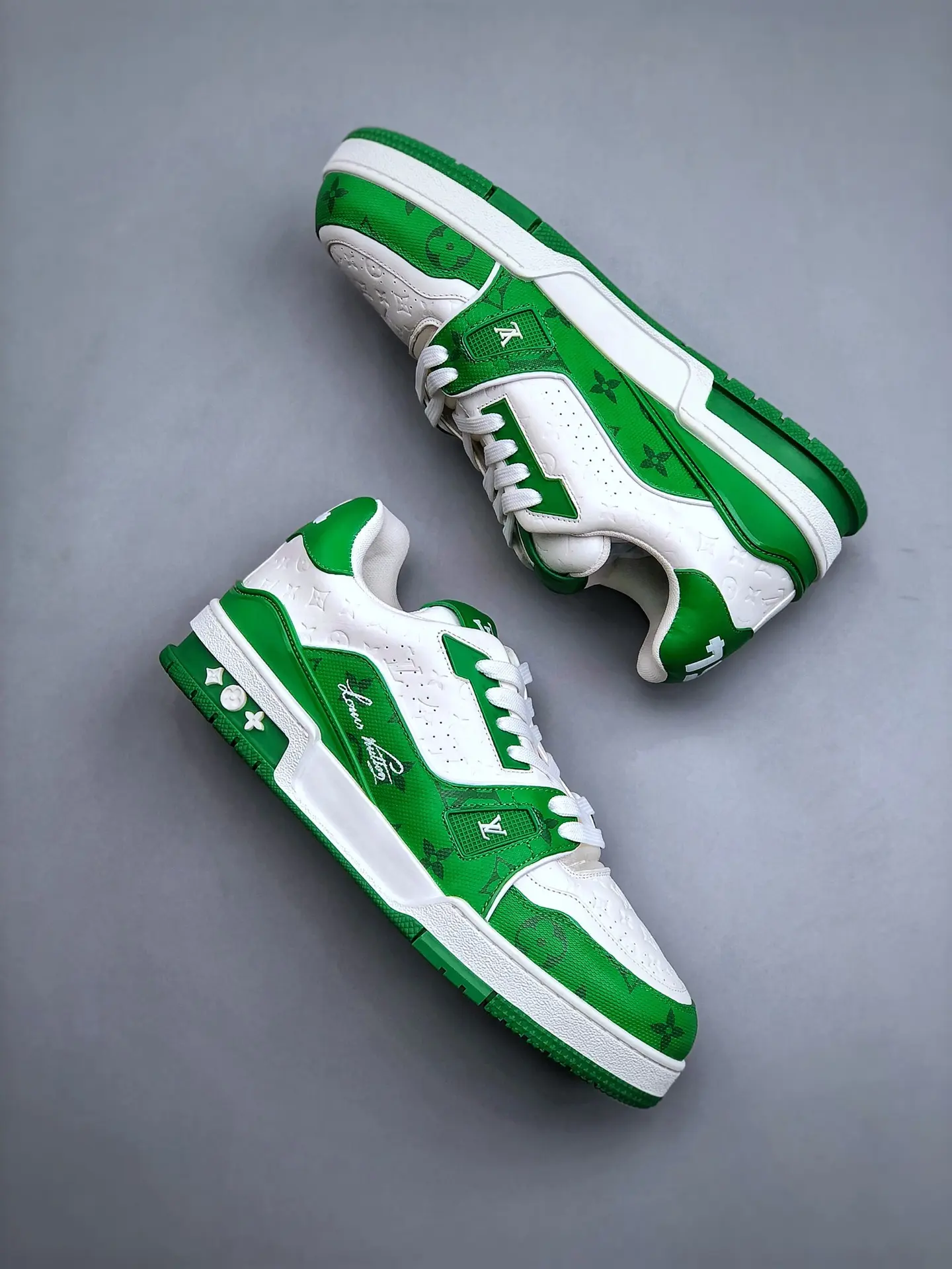 YASSW | A Comprehensive Guide to Replica Louis Vuitton LV Trainer Sneaker in Green