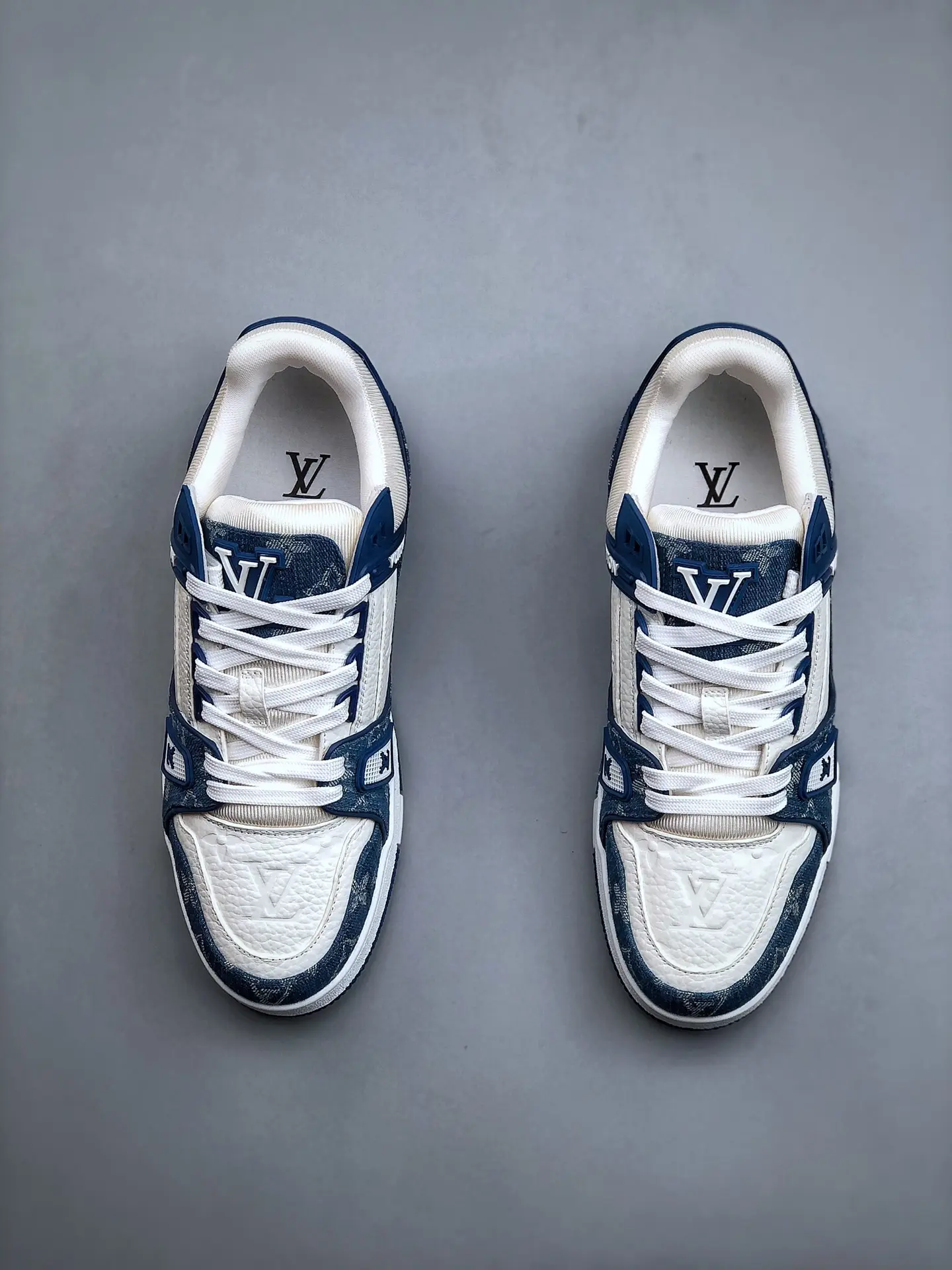 YASSW | Replica Fake Rep Louis Vuitton LV Trainer Sneaker Blue - Detailed Review