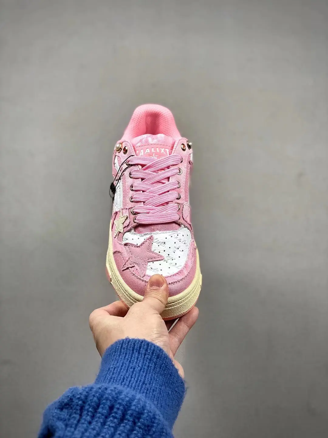 YASSW | Star Eli1 Skate Sneakers - Pink: Replica Fashion Statement